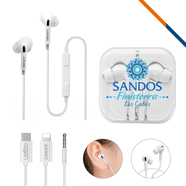 Kidd Ambient Wired Earbuds for Desk, Travel and Daily Use