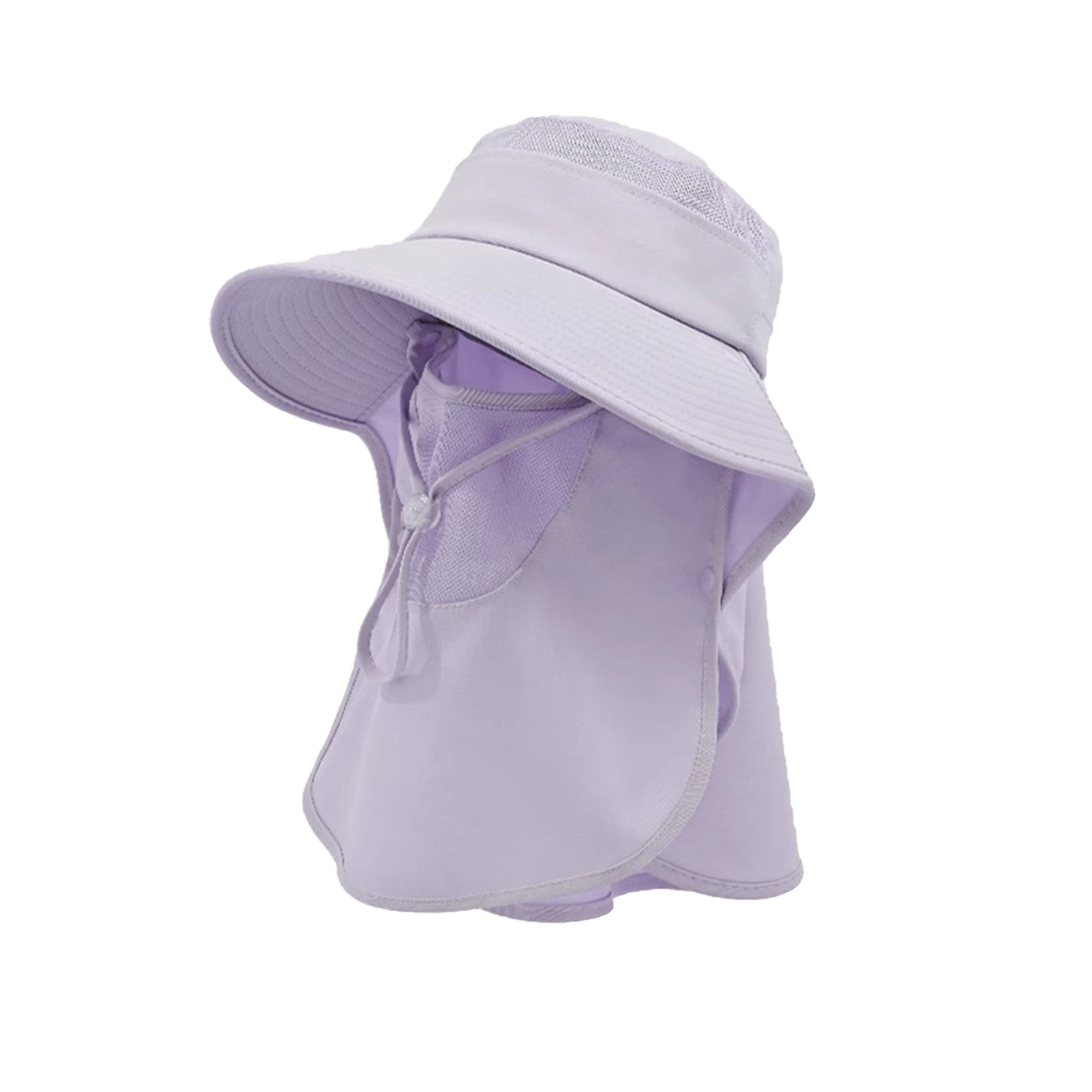 Wide Brim UV Protective Hat with Ventilated Face Cover 9