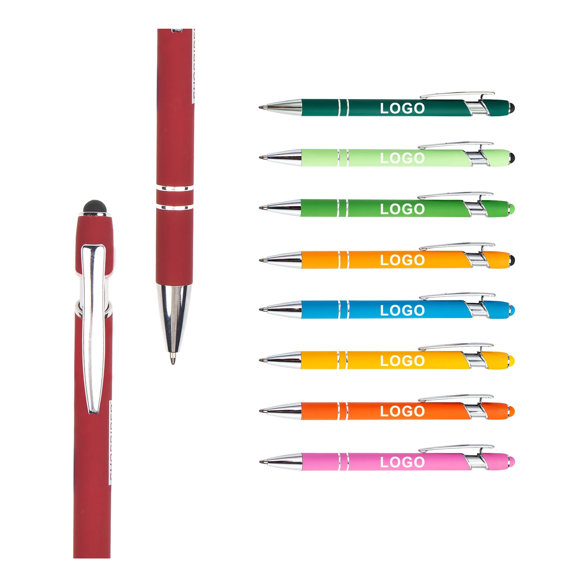 Aluminum Ballpoint Stylus Pen with Laser Engraving 13