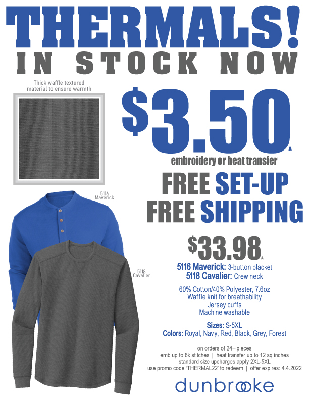 Promotions Dunbrooke Apparel Corp.