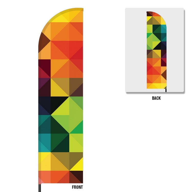 Flex Banner™ Flag Only, Double-Sided 17' Advetising Feather Flag