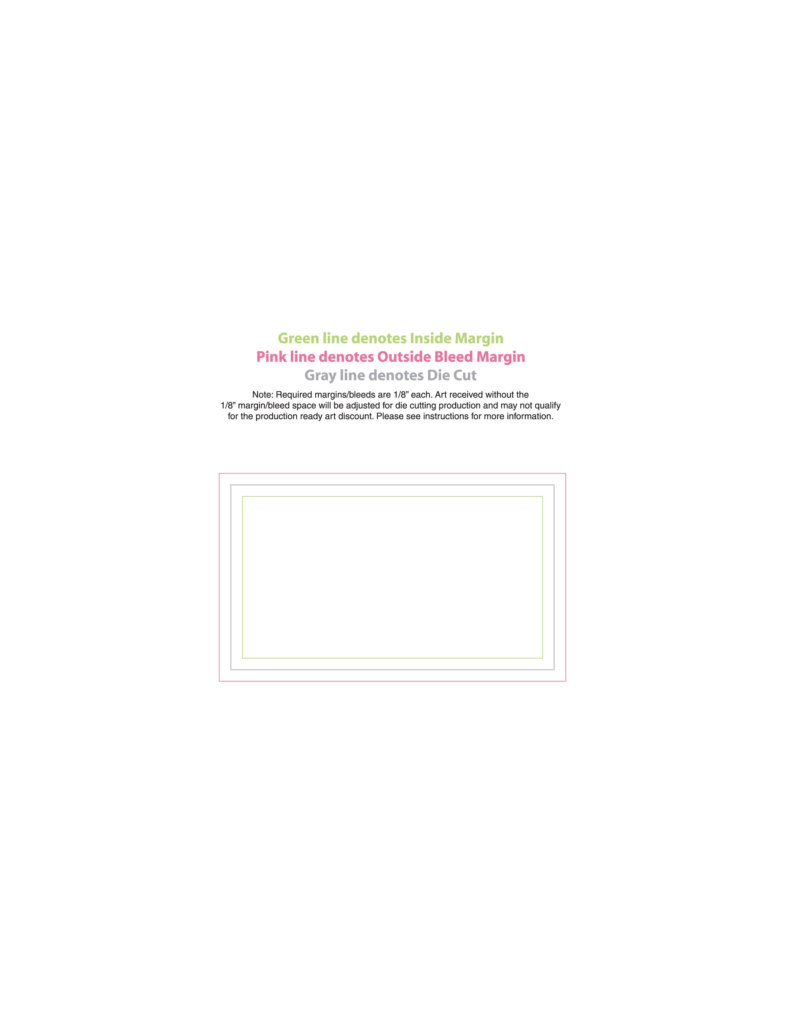 Awareness Business Card Magnet - 3.5x2 (Square Corners) - 25 mil. 8