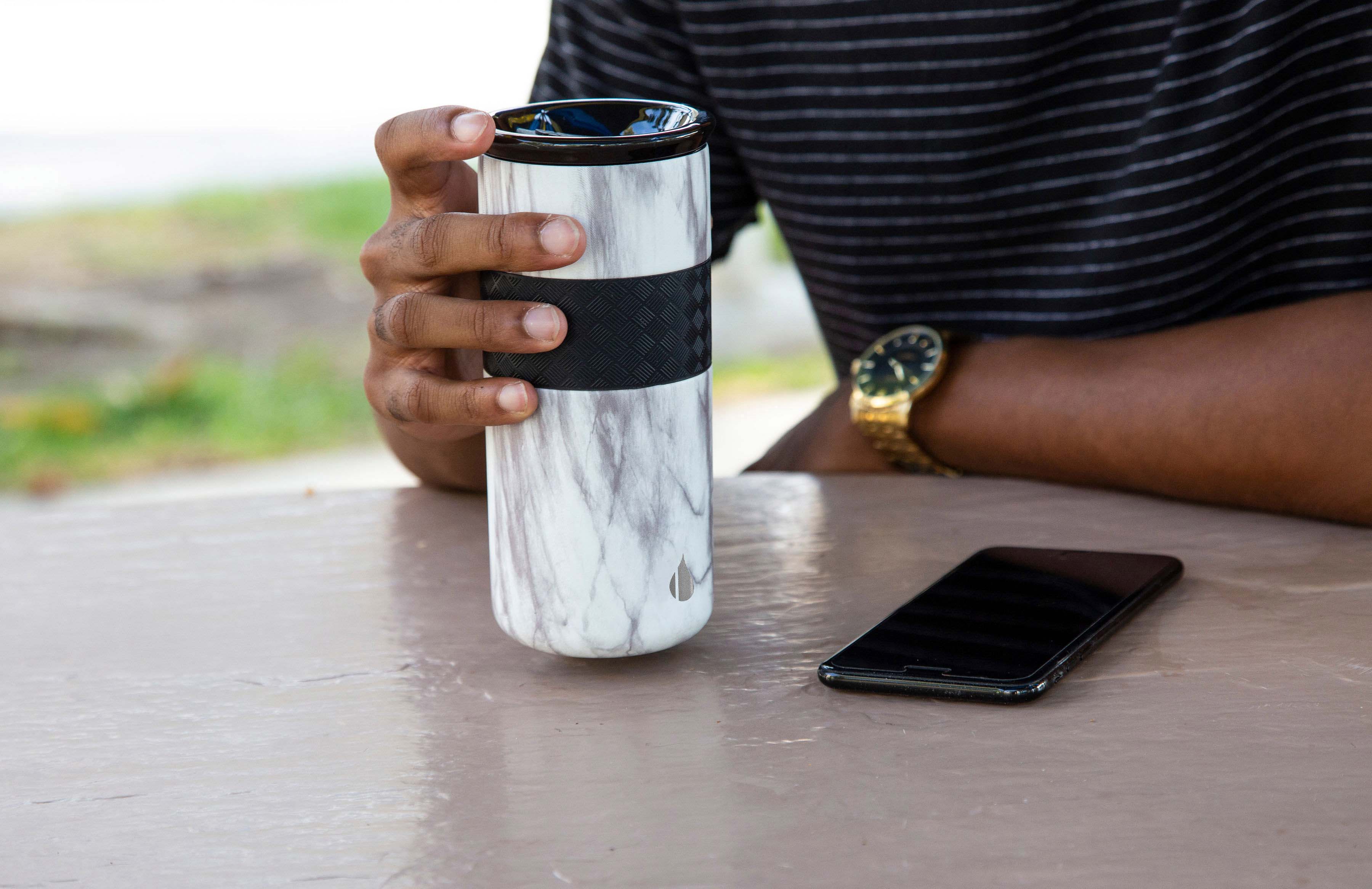 Elemental® Artisan 16oz Stainless Steel Tumbler with Ceramic Lid 31