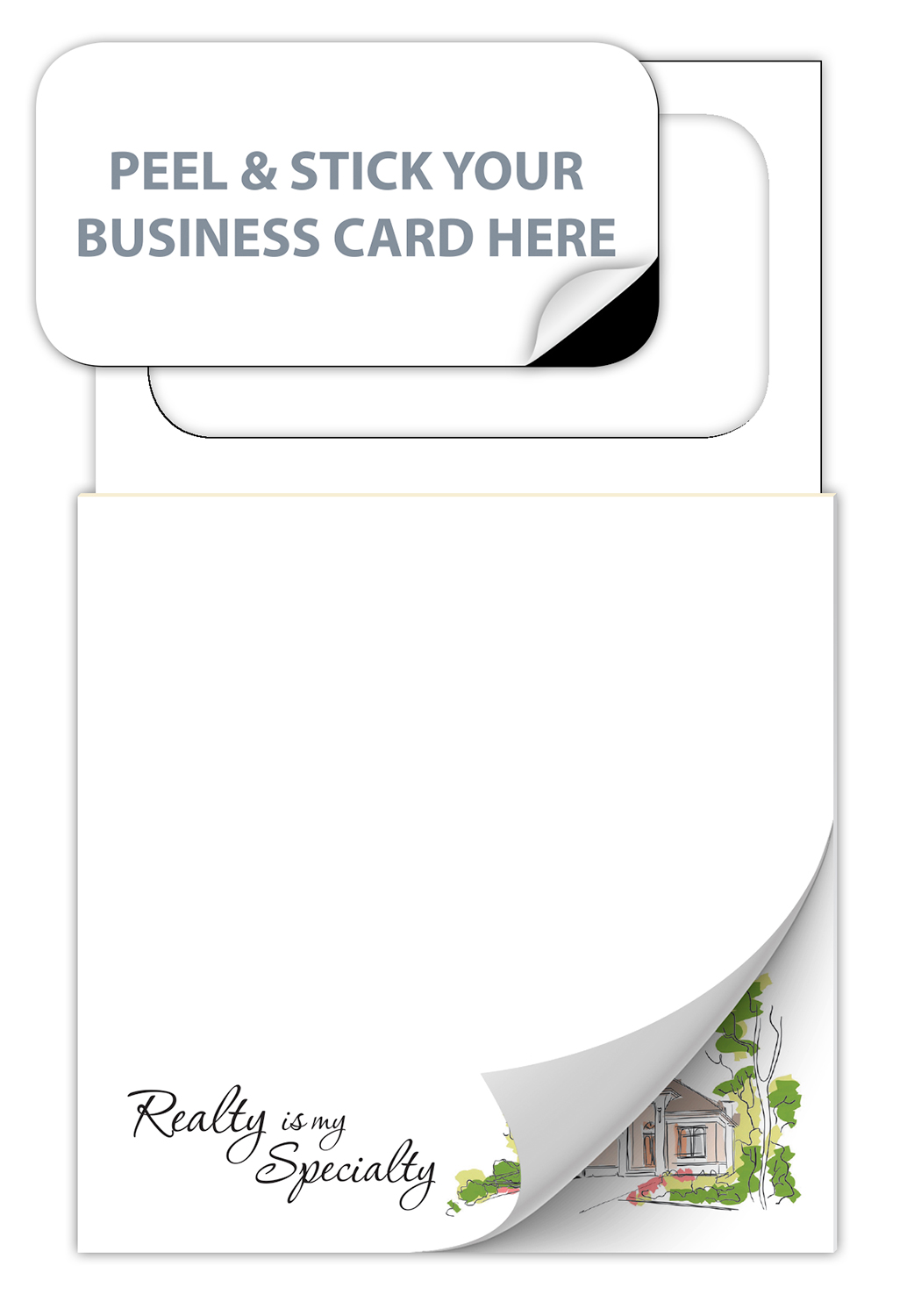 Magnetic Sticky Pad- Stock Realty (20 Sheet)