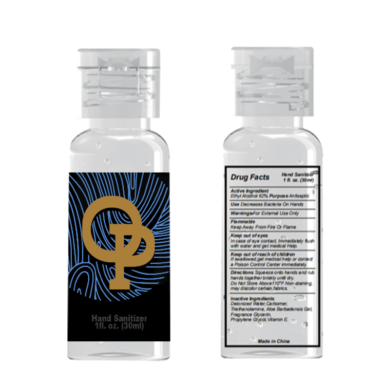 1 oz Full Color Label Hand Sanitizer 8