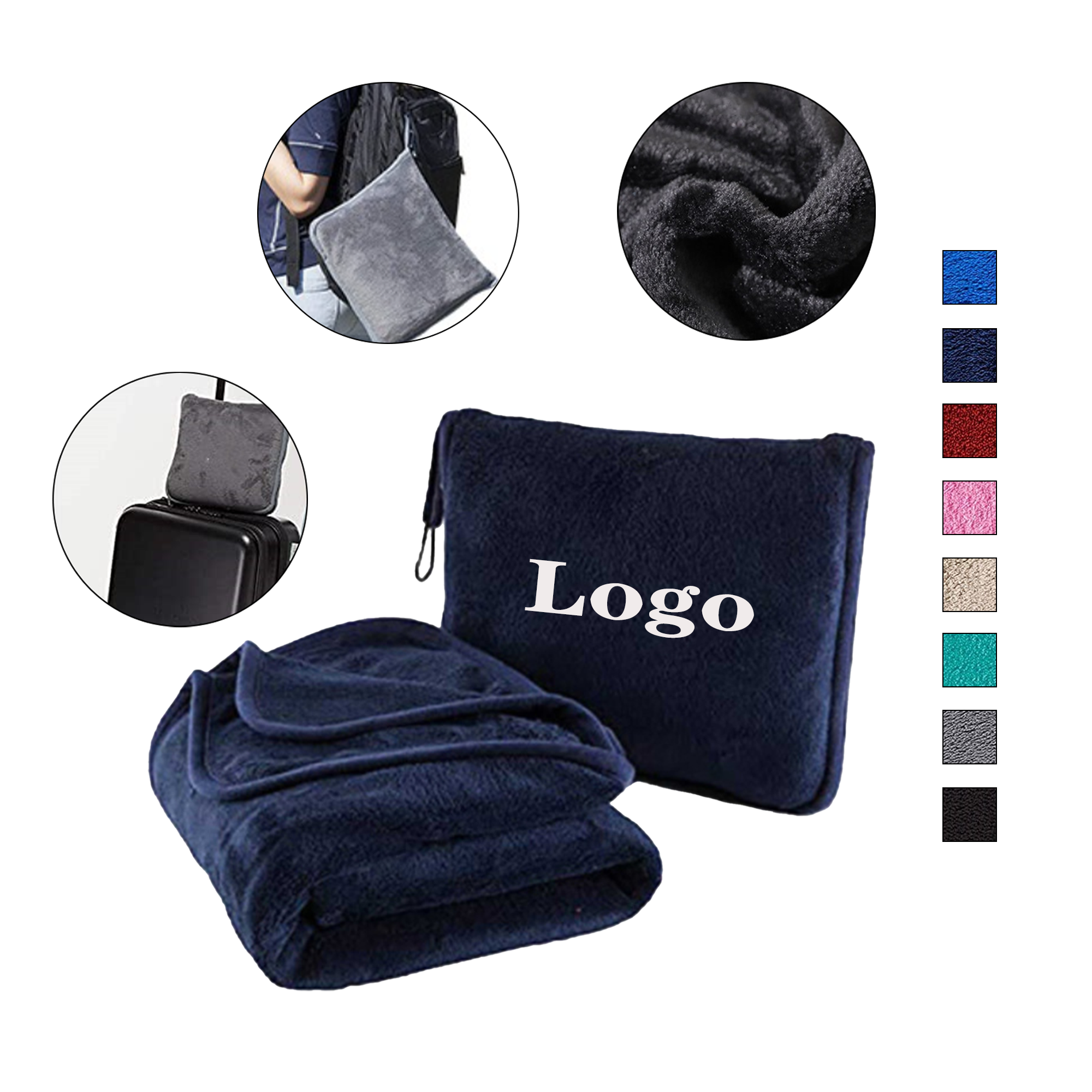 Flannel Collapsible Storage Blanket 2