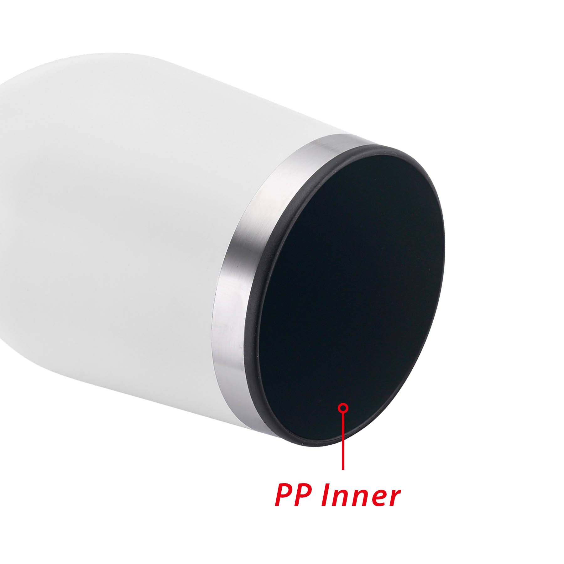 12 oz. Powder-Coated SS Outer with Polypropylene Inner Tumbler Wine Cup 16