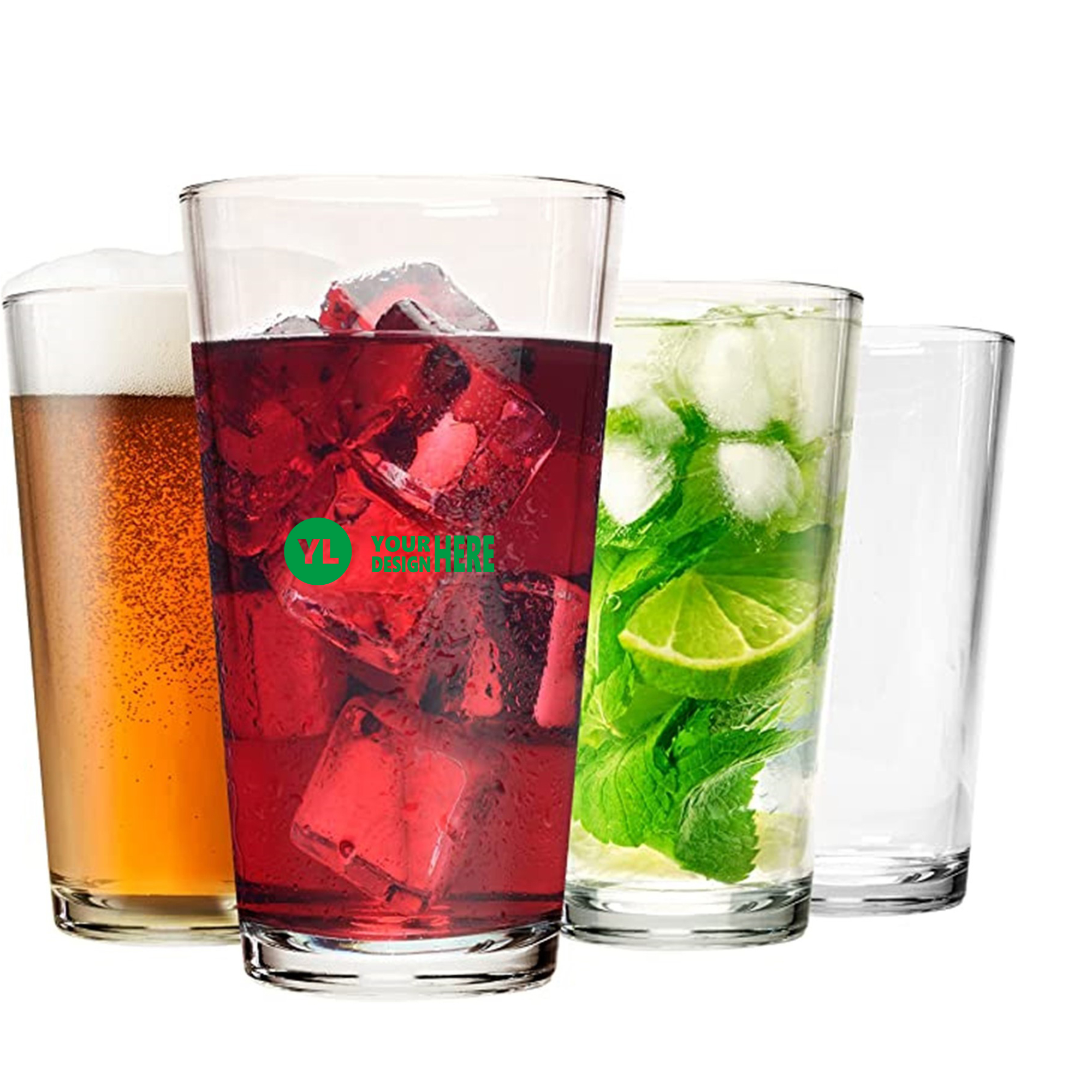 16 OZ. Clear Pint Glass 4