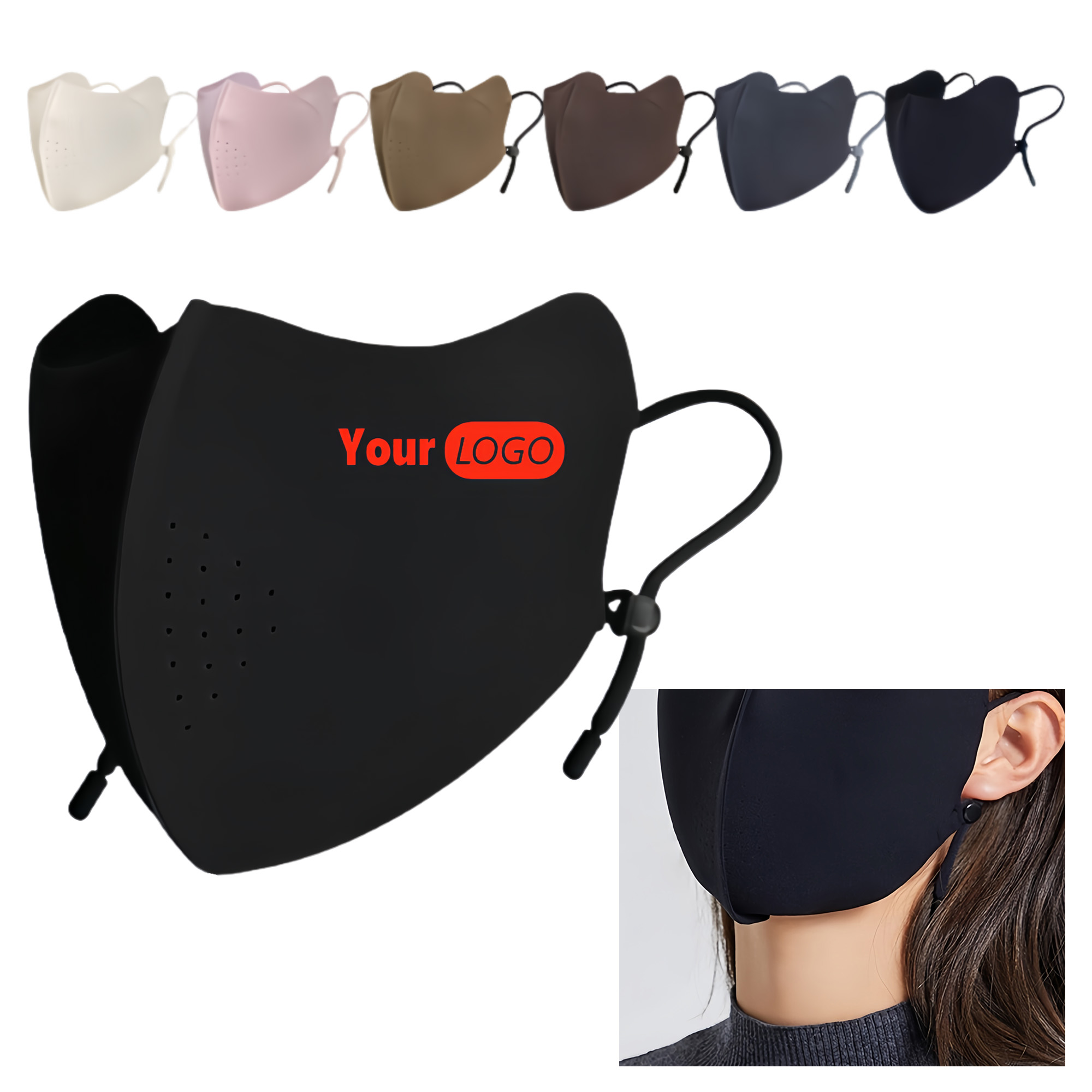 Fleece-lined Nylon Thermal Winter Face Mask 9