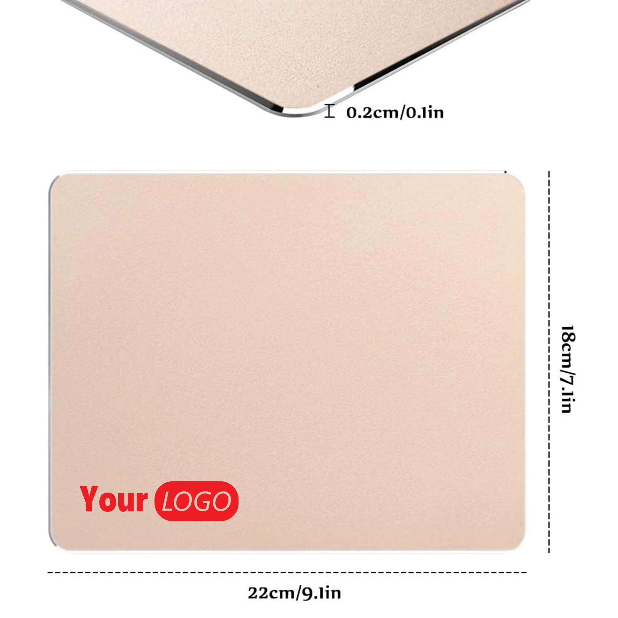 Aluminum Double-Sided Waterproof Mouse Pad 7