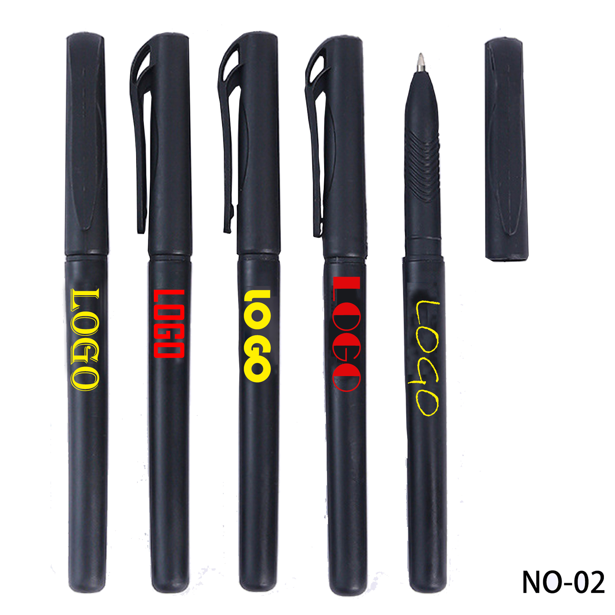 Frosted Matte Black Gel Pen