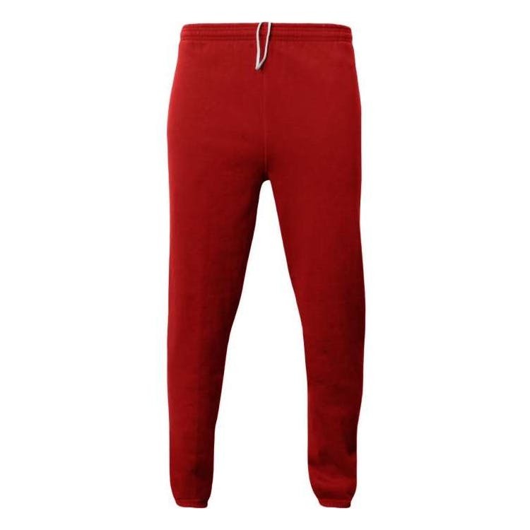 Adult Fleece Sweatpants Scarlet Red XS 3