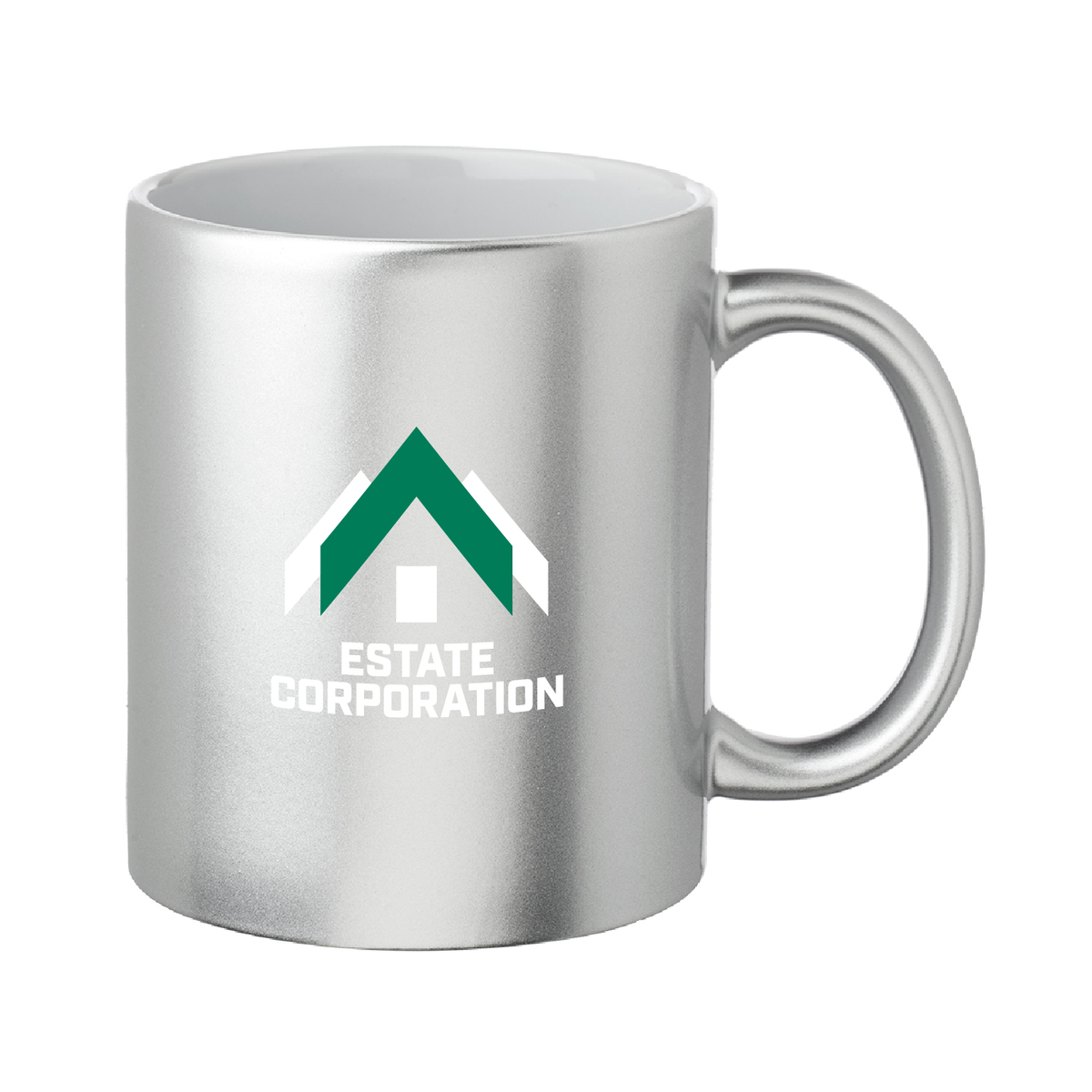 11 oz. Metallic Custom Mug (2 Color Imprint)