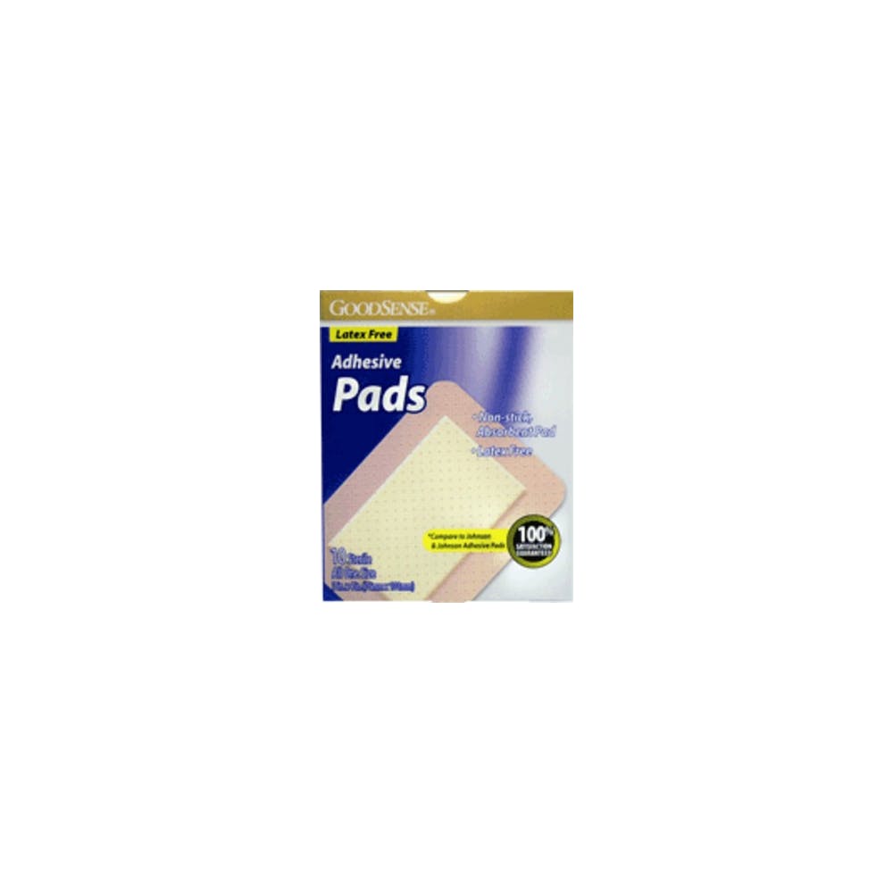 GoodSense Sterile Adhesive Pads - 10 Pack 3" x 4" 3
