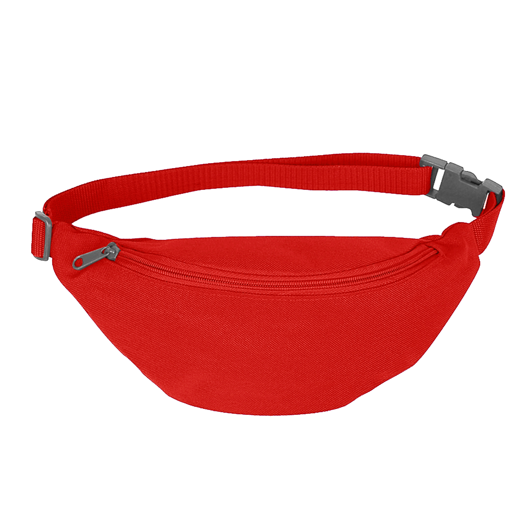 600D Polyester One Pocket Fanny Pack w/ Plastic Snap Closure 15
