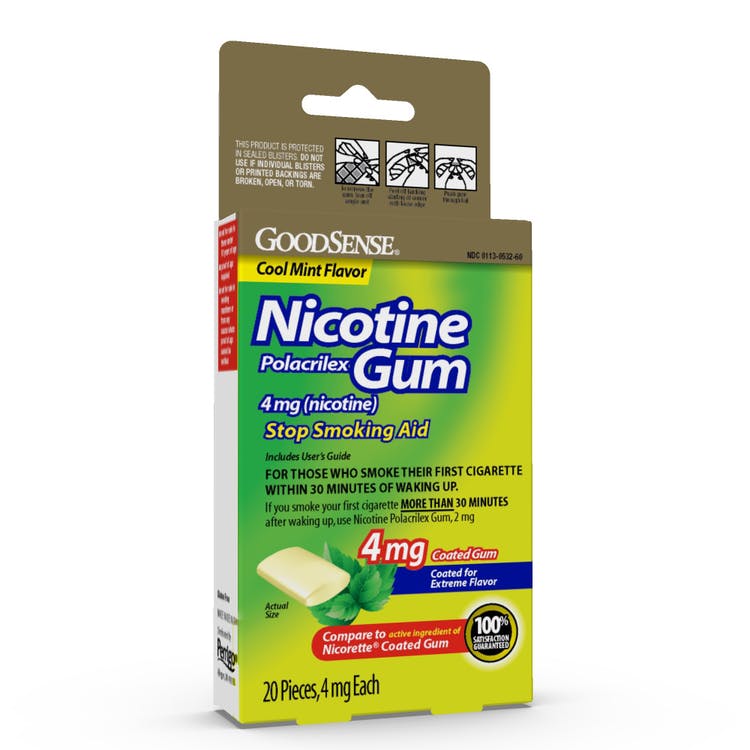Nicotine Gum - 4 mg Mint 20 Pack 1