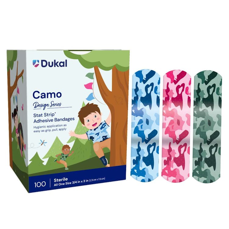 Camo Adhesive Bandages 3/4" x 3"