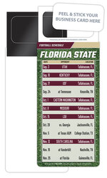 Pro Football Schedule Magnet - Peel and Stick Business Card (3.5x9)