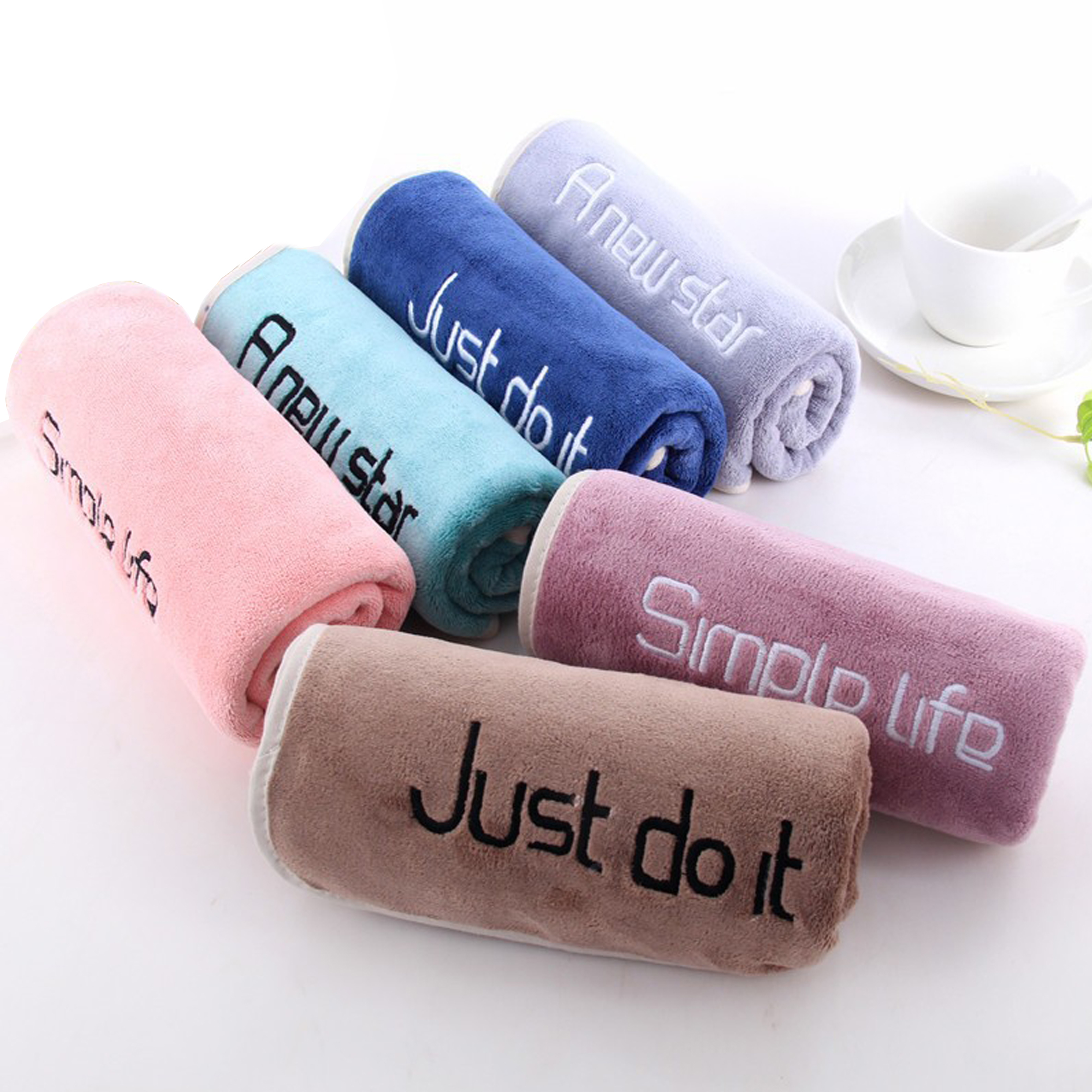 Bath Towels Soft and Absorbent