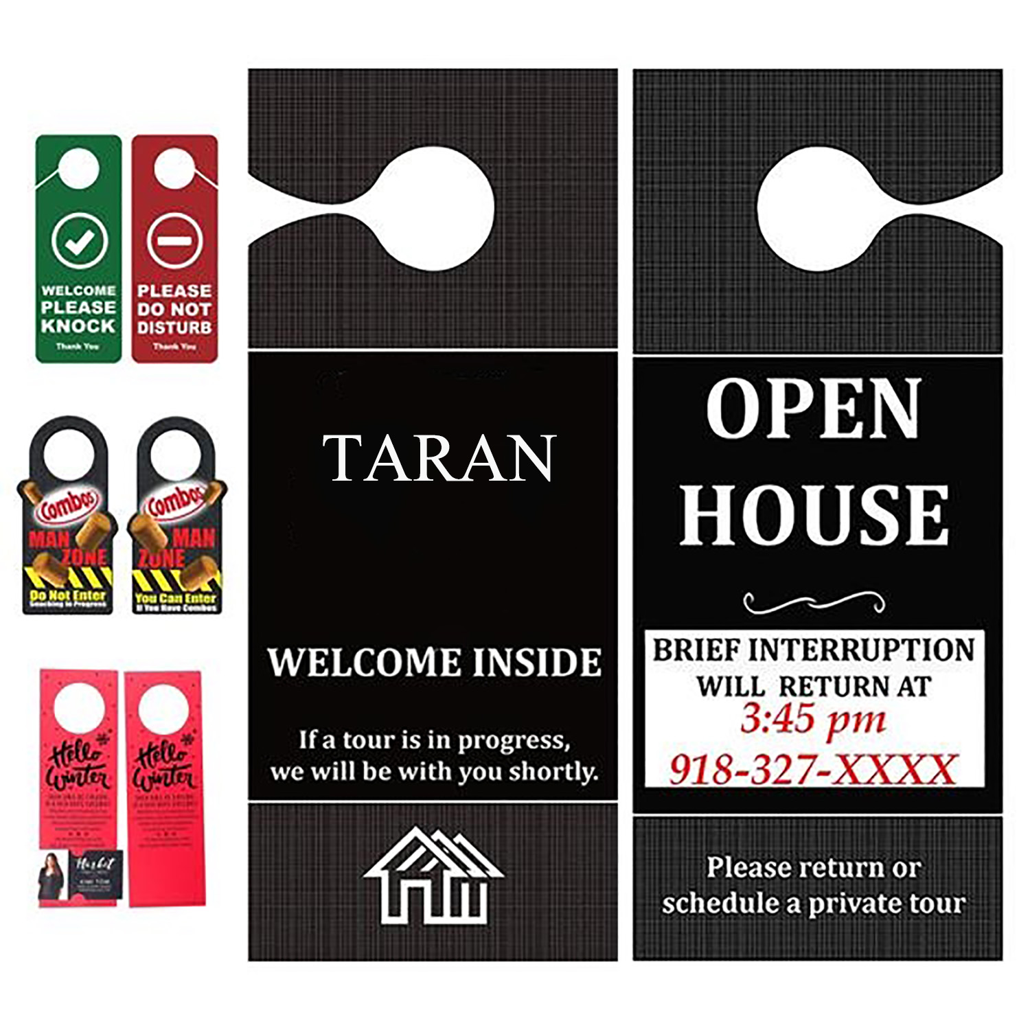 Custom Please Do Not Disturb Door Hanger Sign