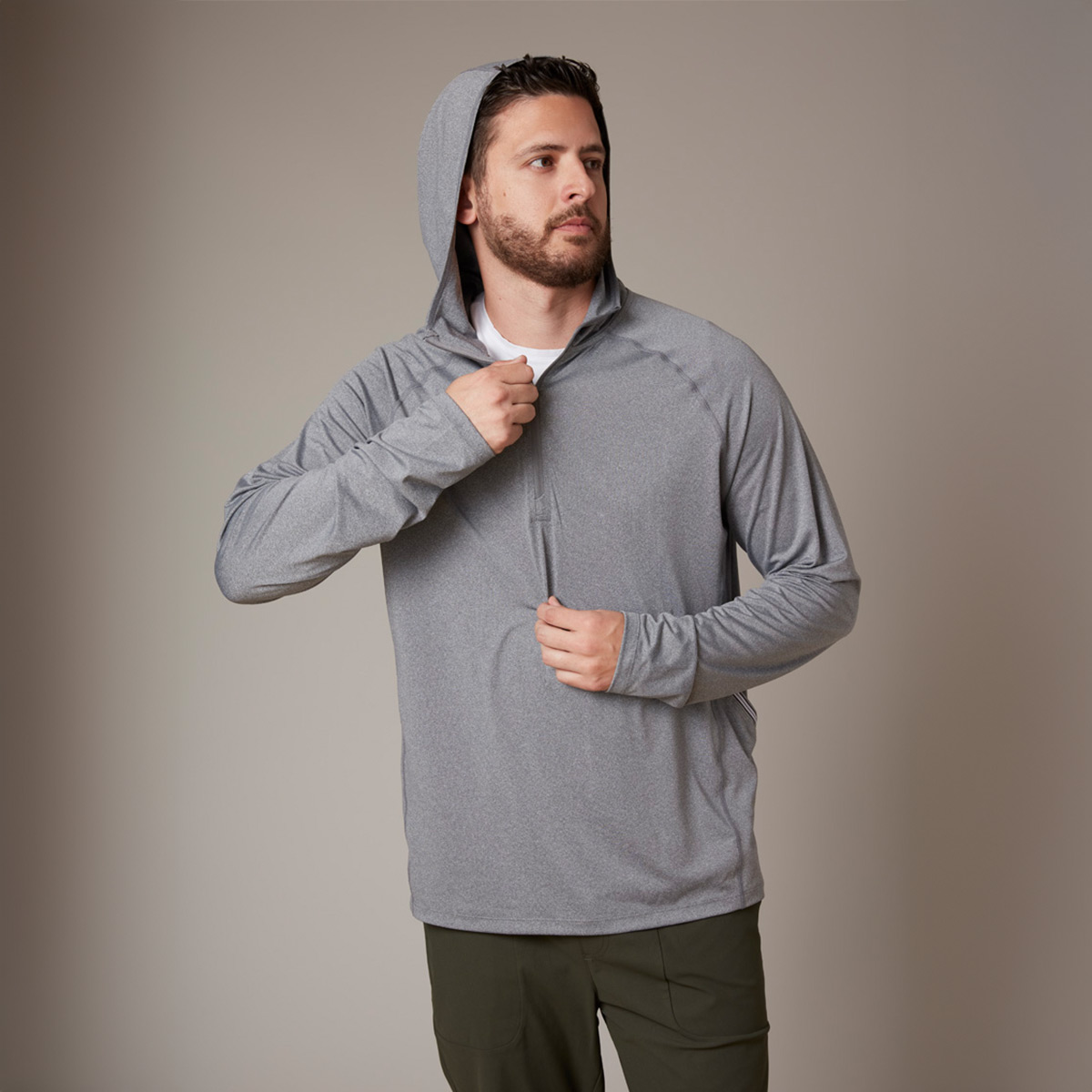 Men's Dune Sun Hoodie, custom hoodie or sweatshirt with logo imprint 15