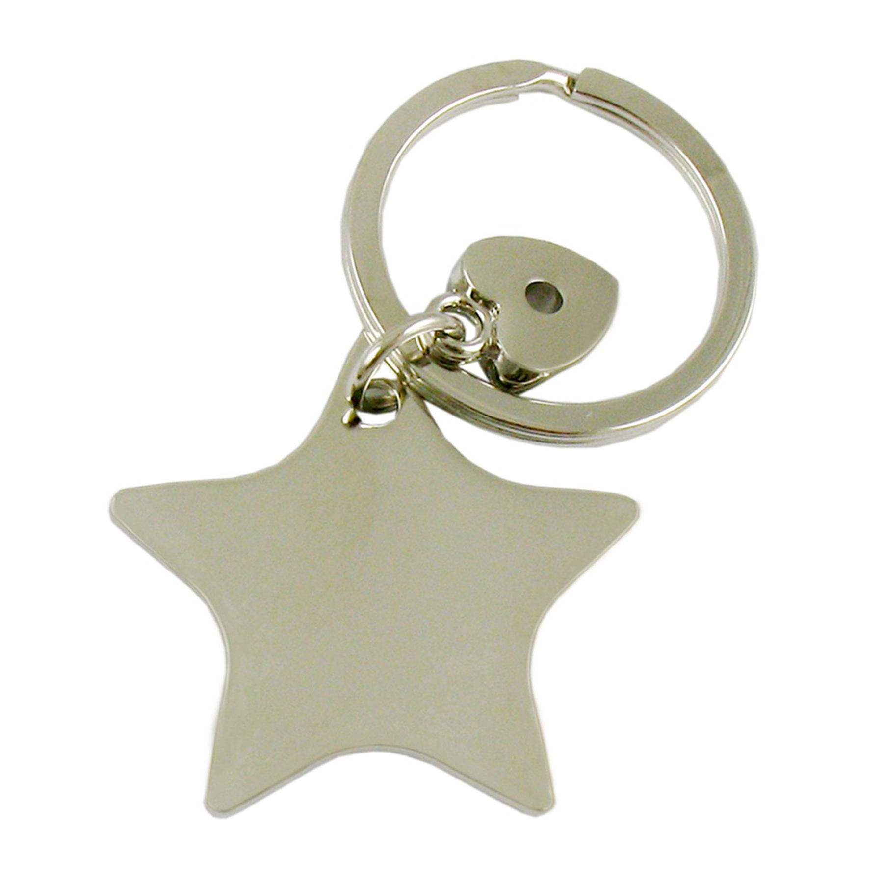 Star Metal Key Tag (Key Chain, Keychain, Key chains)-Close out 6