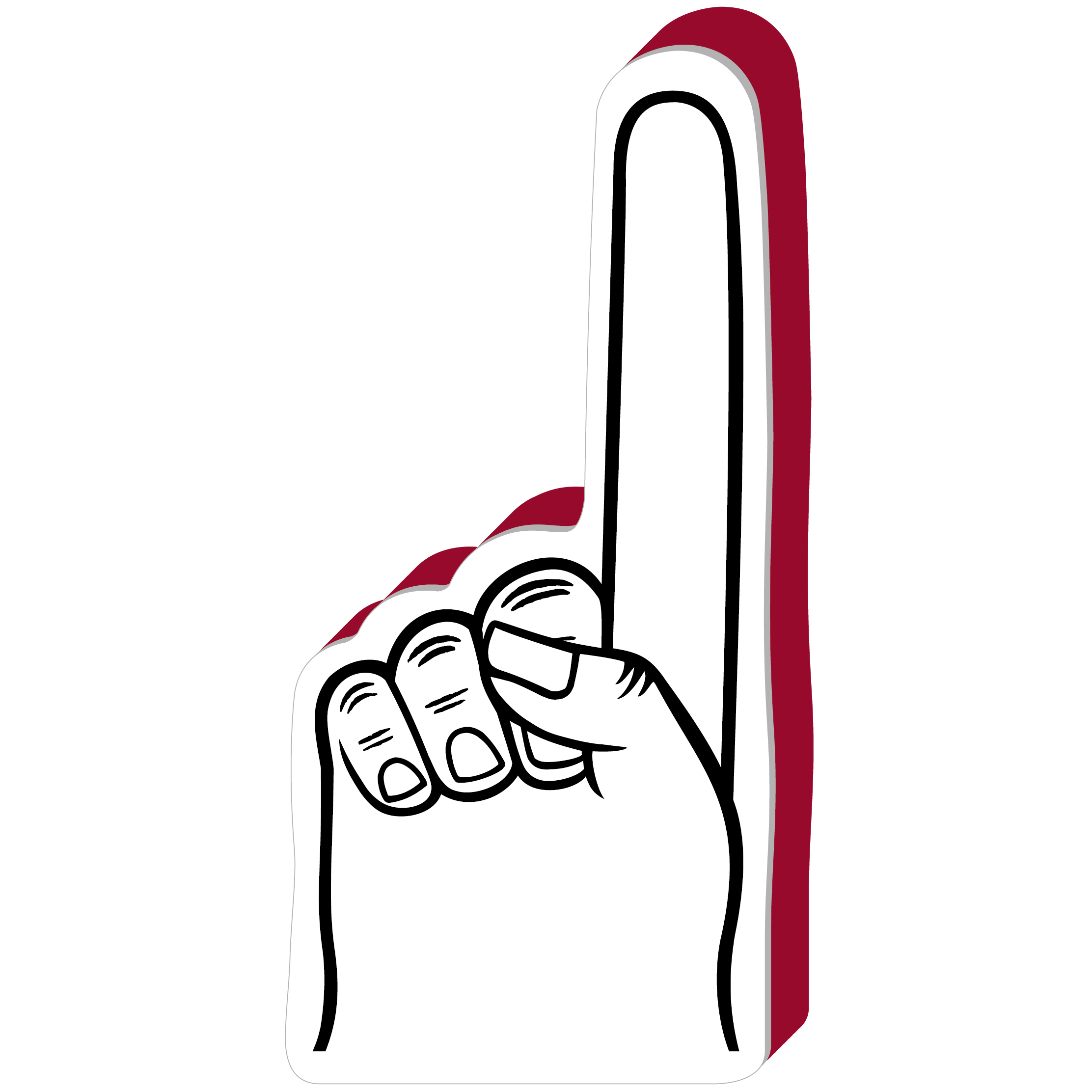 16" Signature Foam Hand 58