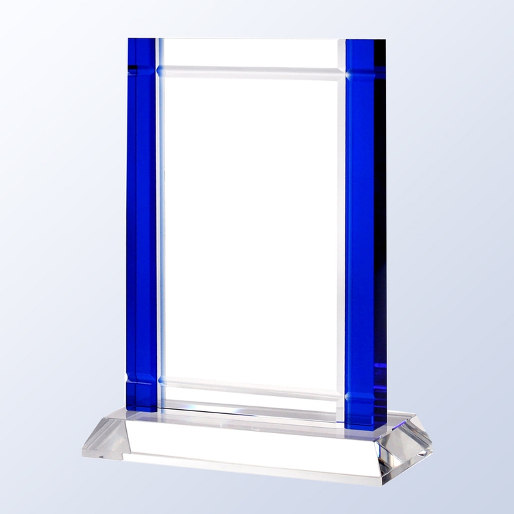 Blue Deco Optical Crystal Award.