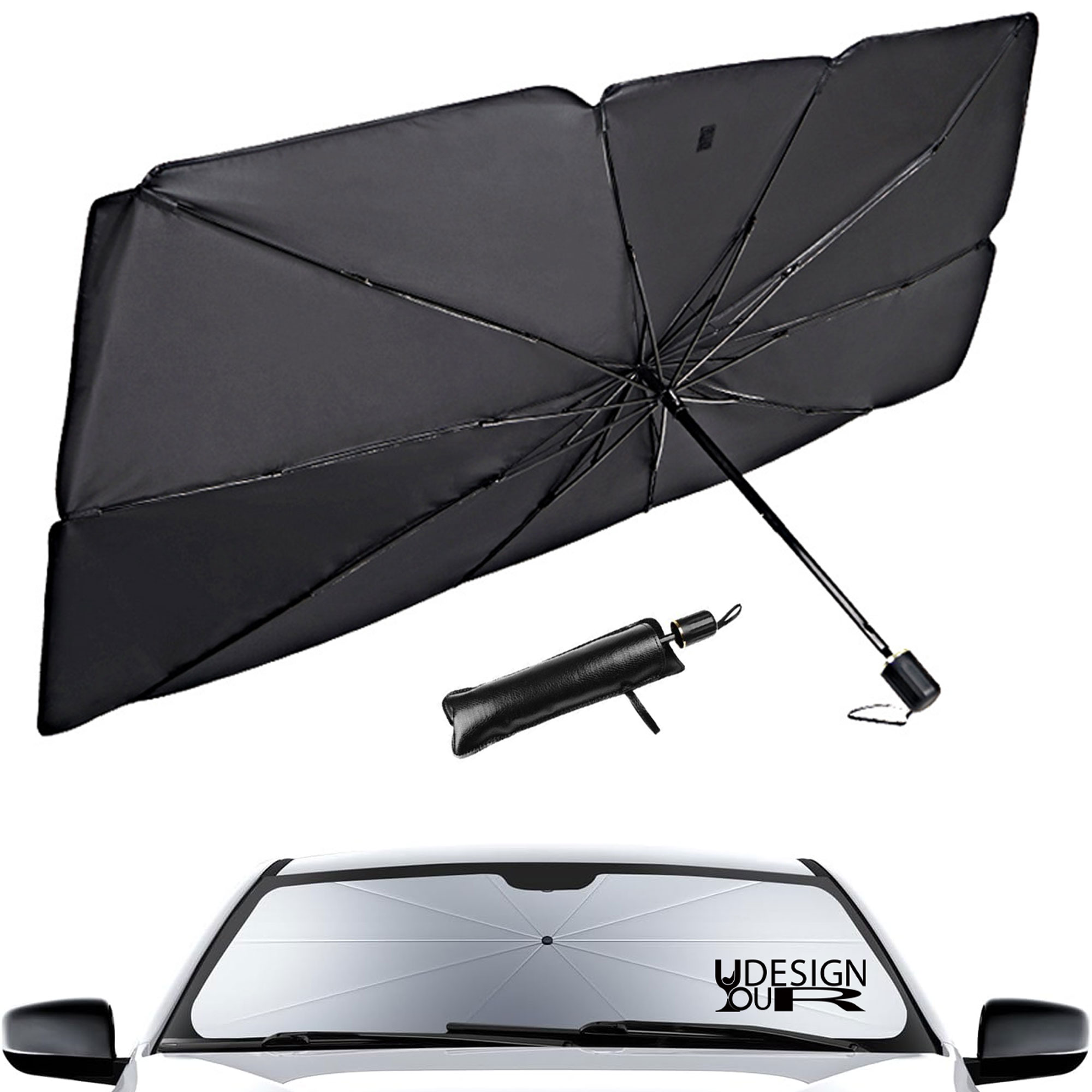 Foldable Windshield Sun Shade Umbrella 3