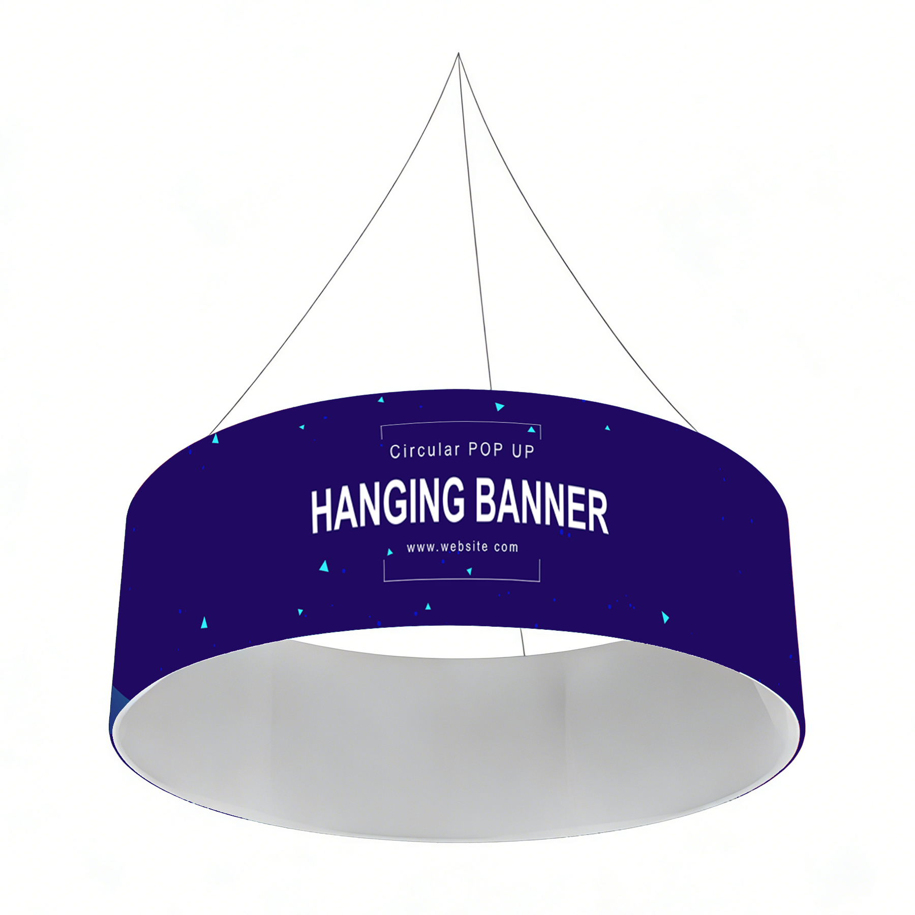 Customized Circular Hanging Banner