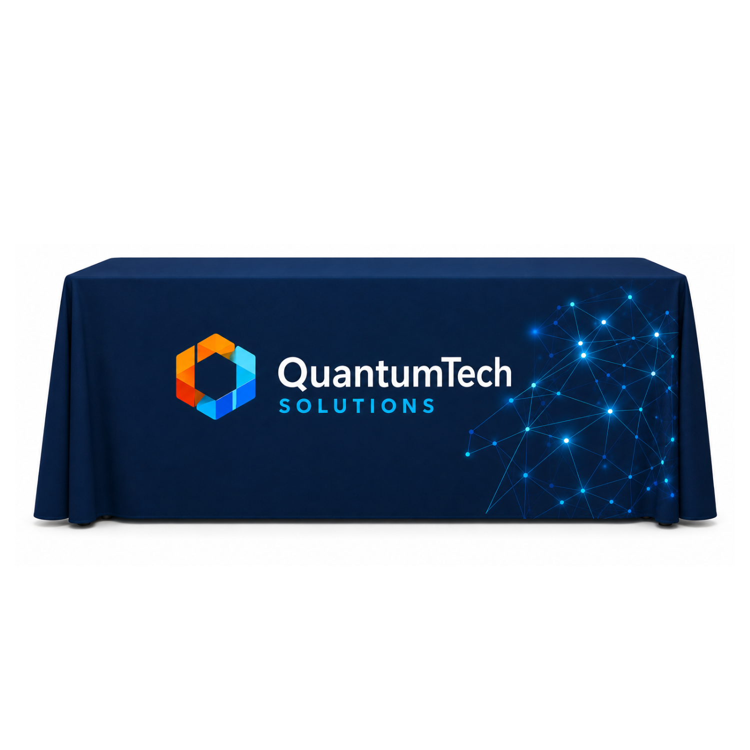 6’ Table Throw, 42"H, Full Color Front Panel