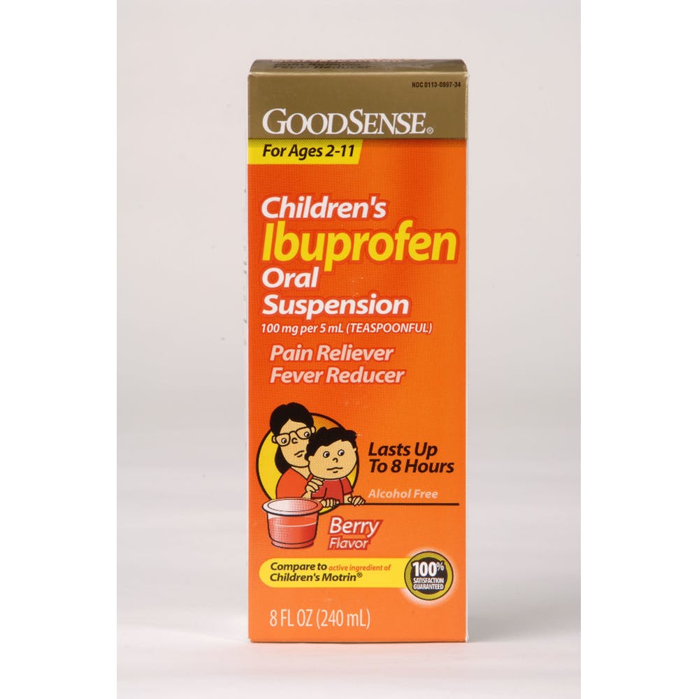 Children's Ibuprofen Oral Suspension - Berry 8 oz 3