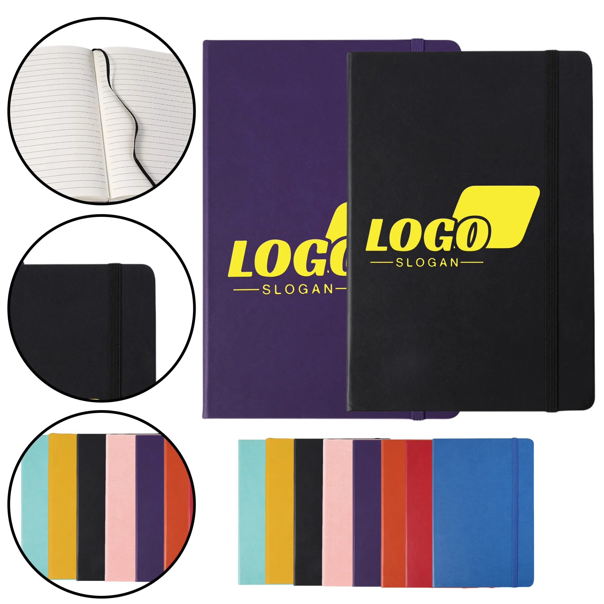 A5 Elastic Closure Journal Notebook