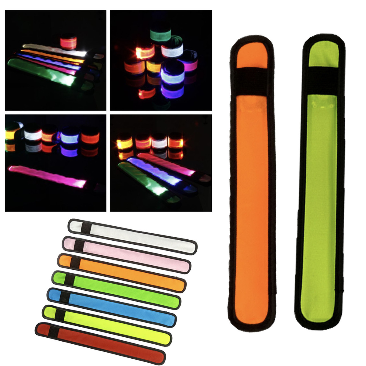 Light Flashing Slap Bracelet