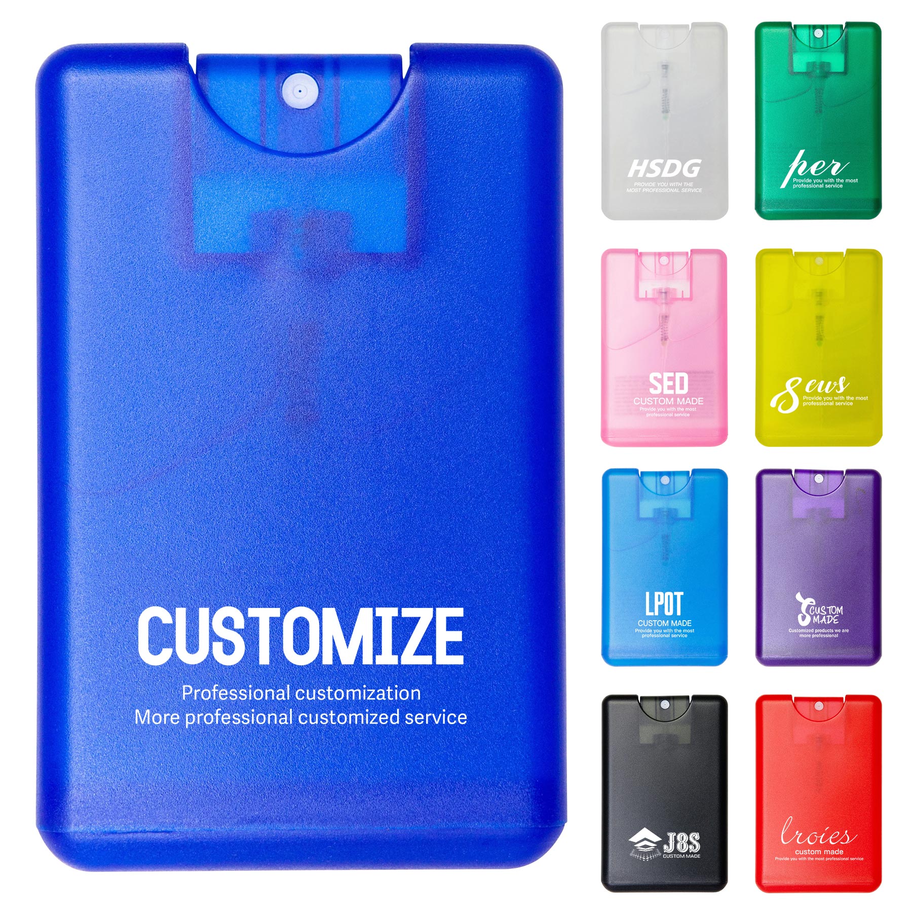 Card Hand Sanitizer Sprays Bottle