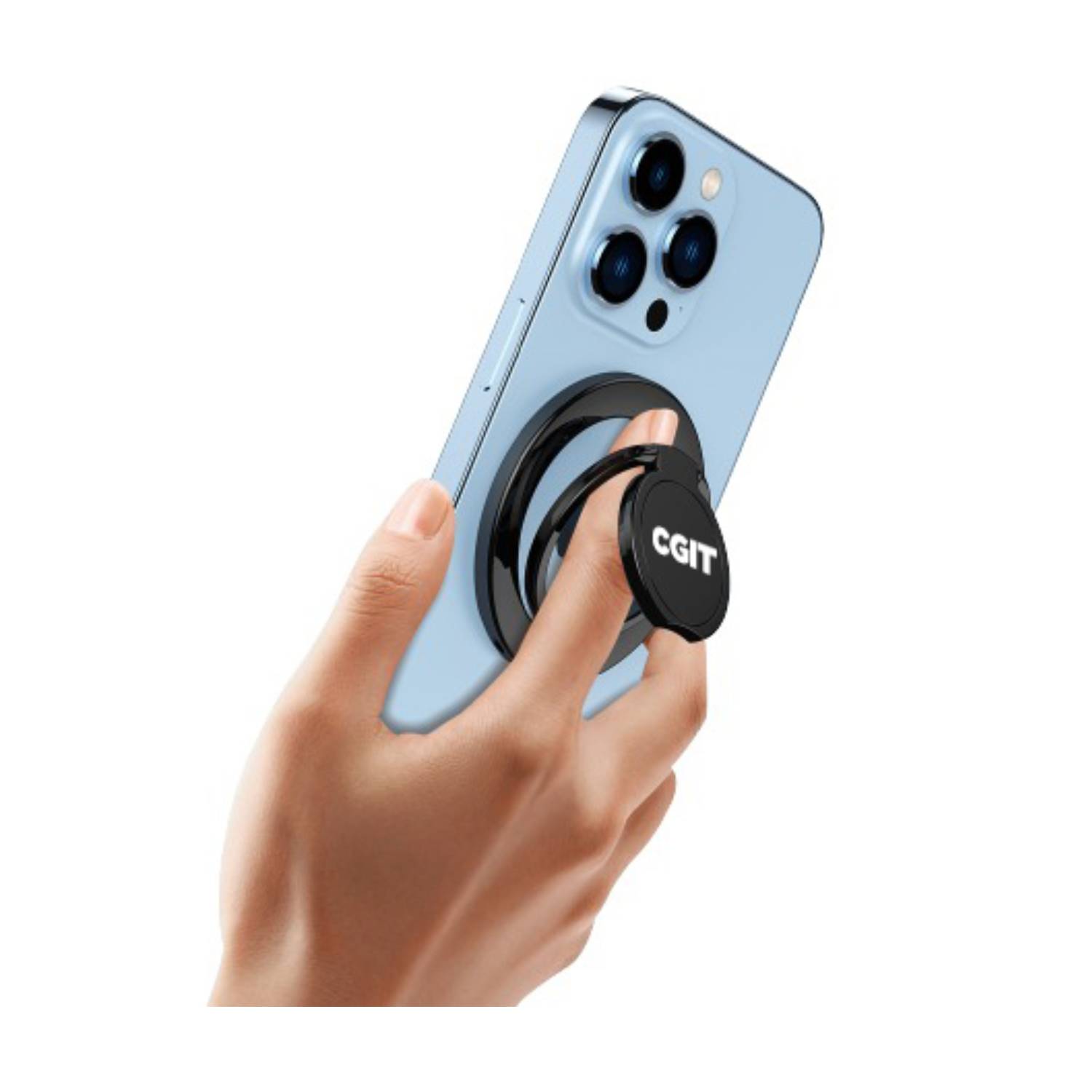 Magnetic Alloy Adjustable Phone Ring Stand