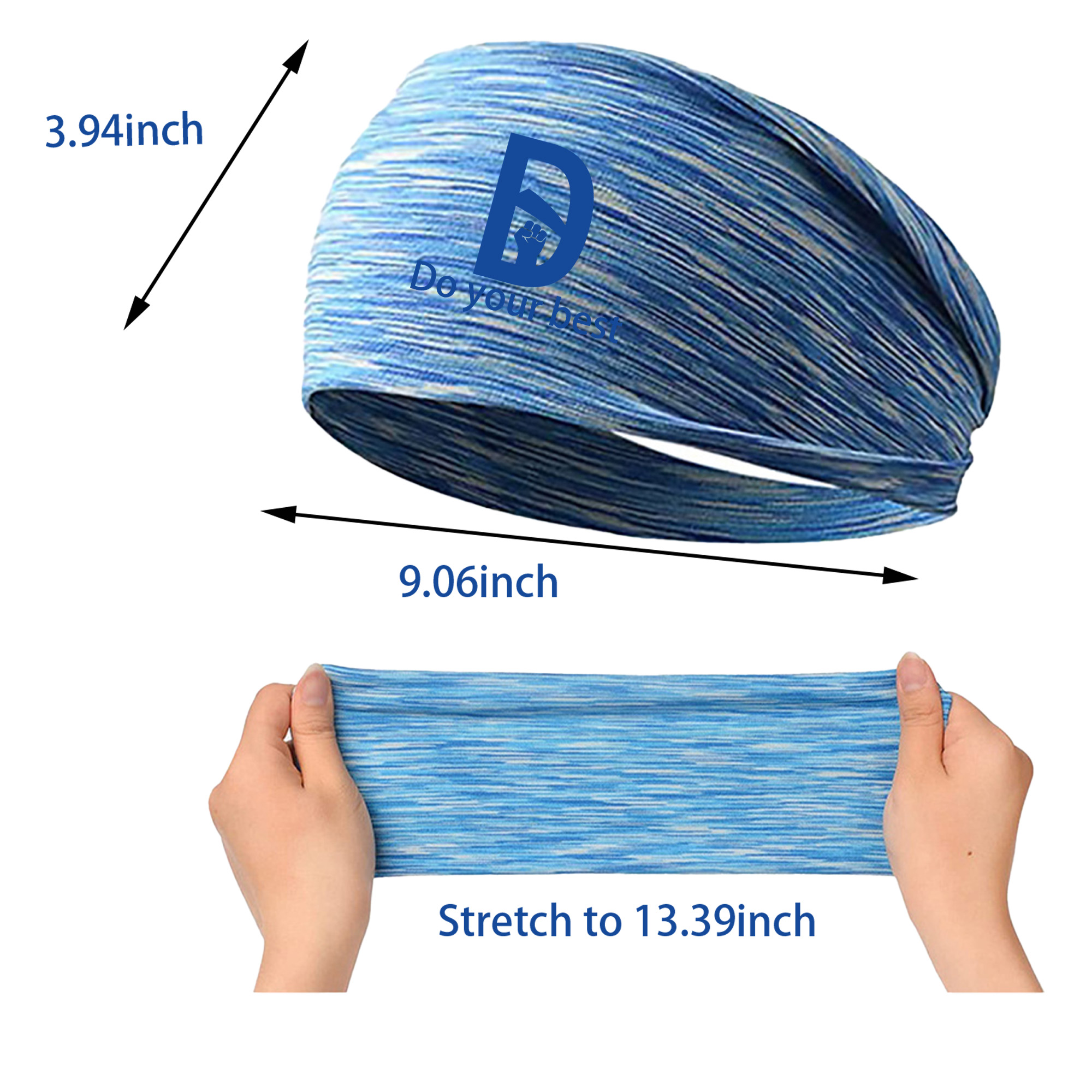 Workout Colours Comfortable Headbands 3