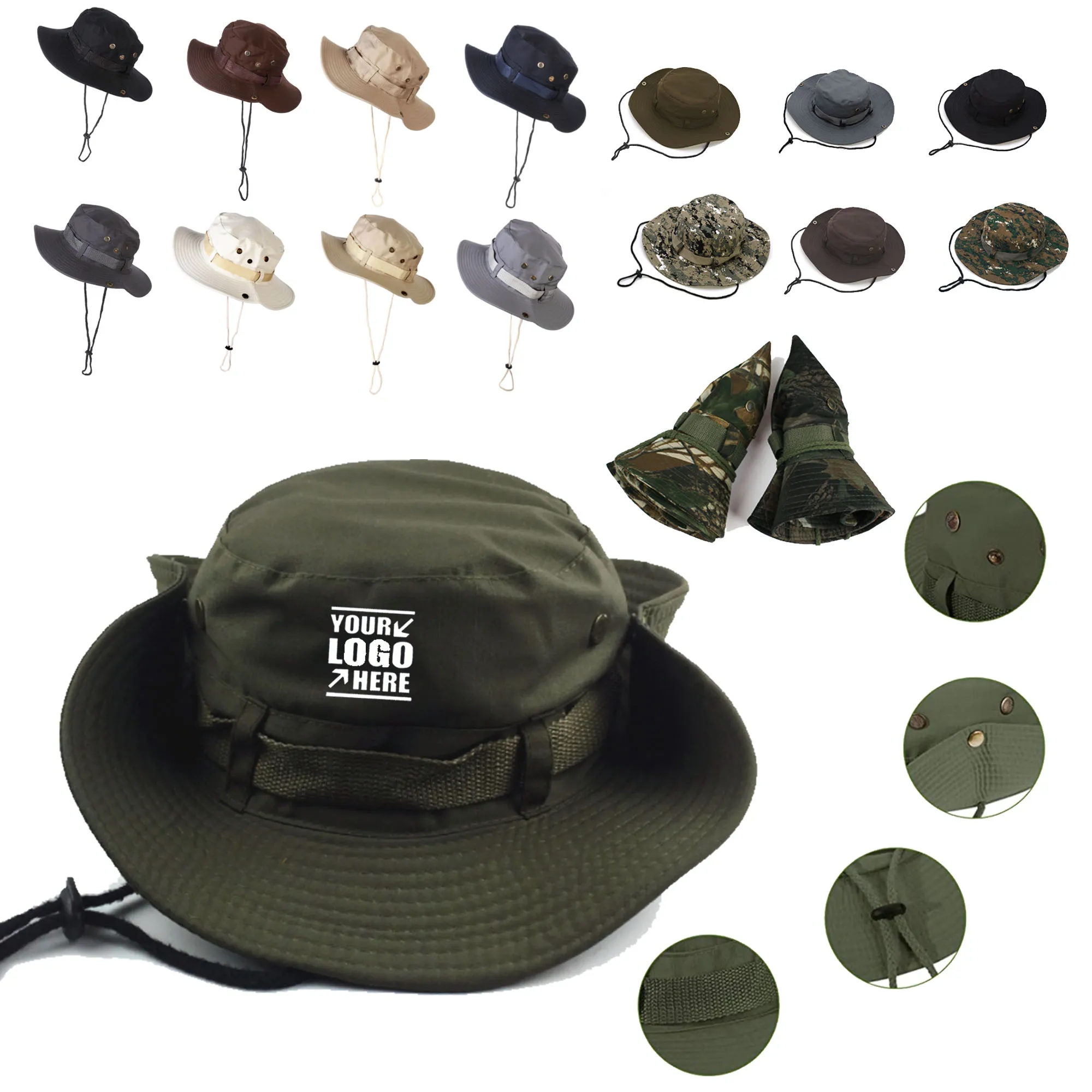 Wide Brim Boonie Hat 4