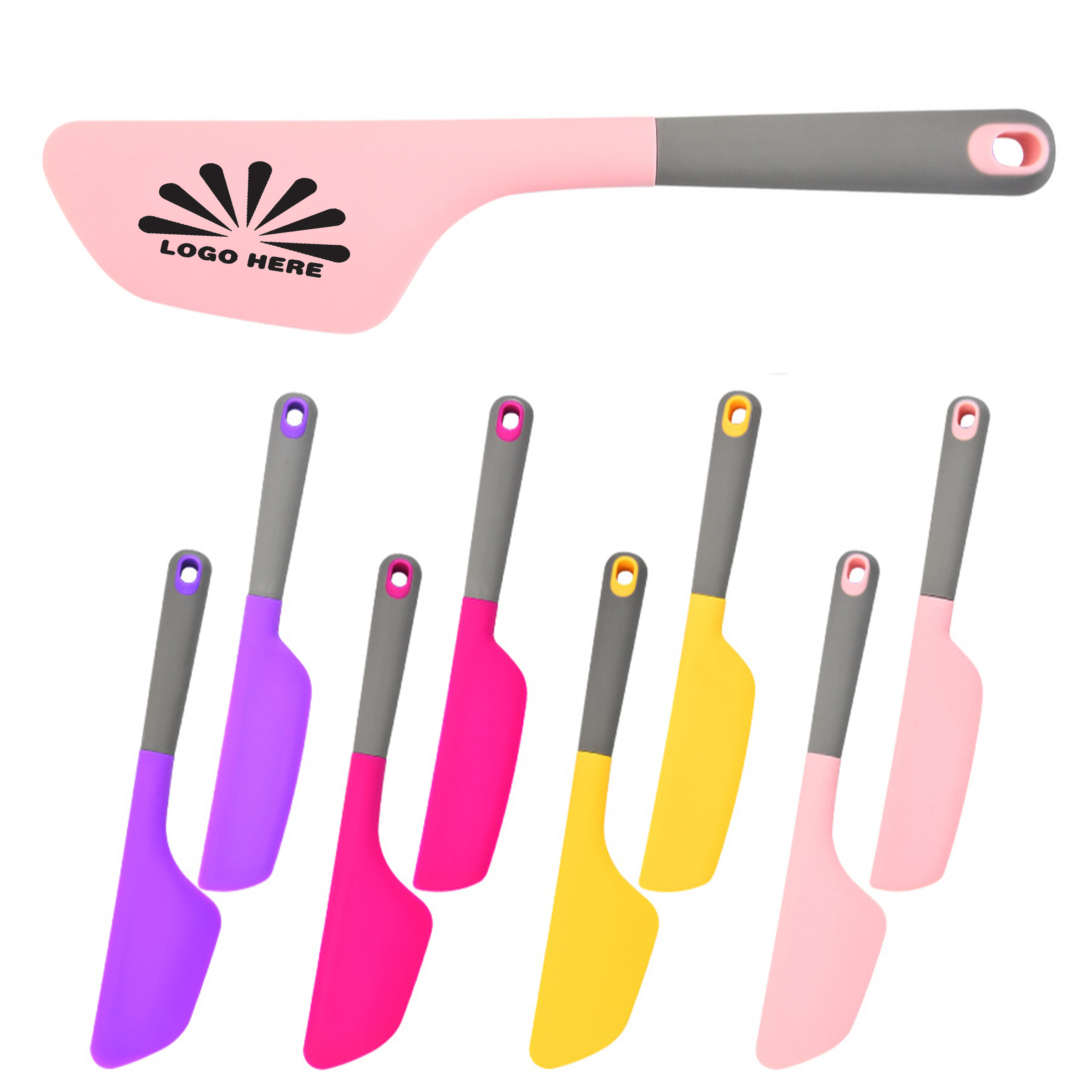 Customizable Silicone Cake Decorating Spatula for Precision Baking 2