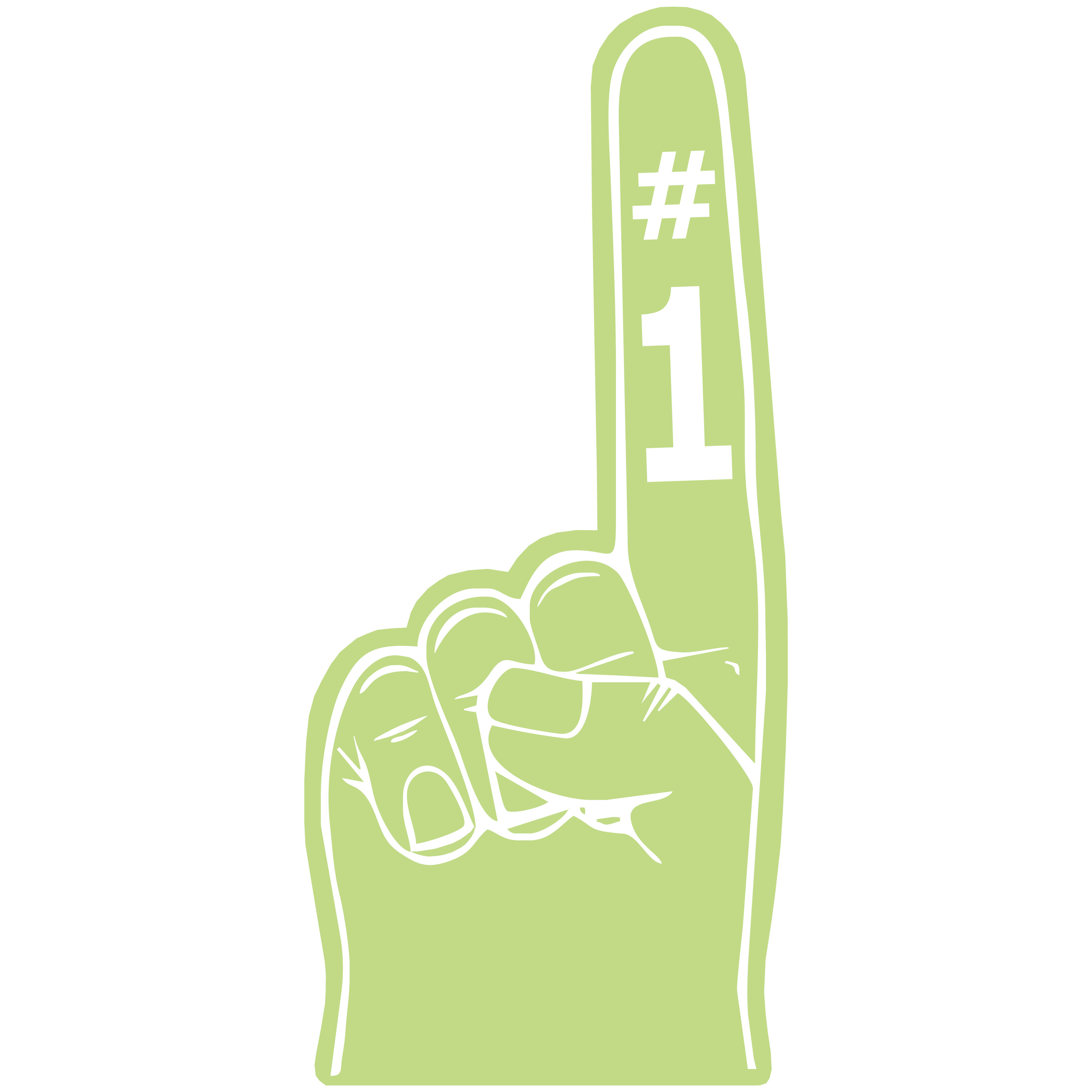 20" Foam Hand 75