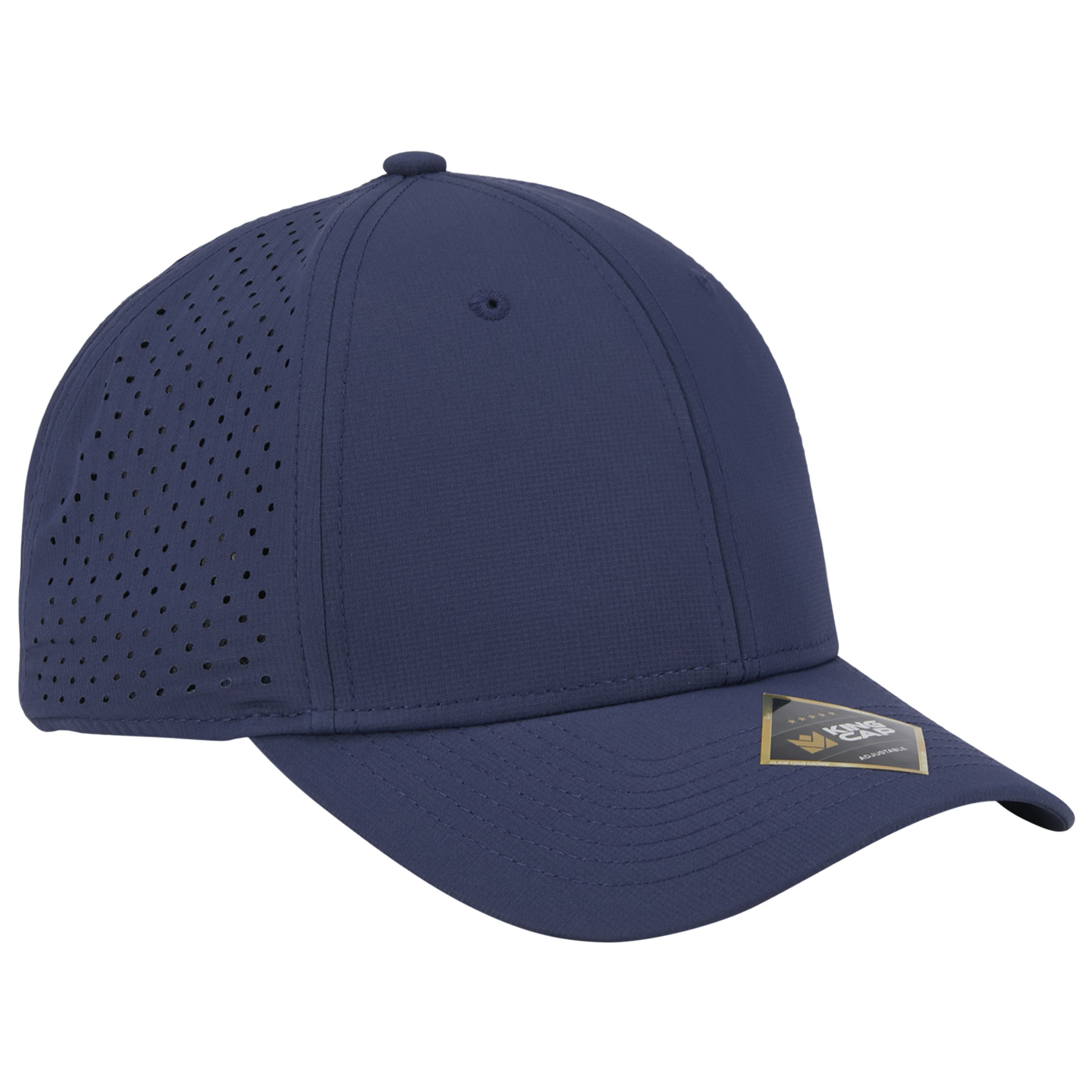 Crest 6-Panel Sport Cap w/Perforated Back- Sustainable Fabric 16