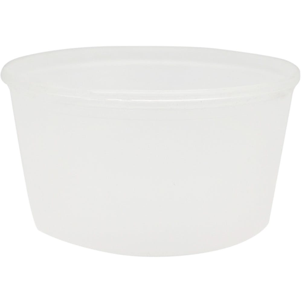 Denture Cups - Clear Plastic 3.5" 2