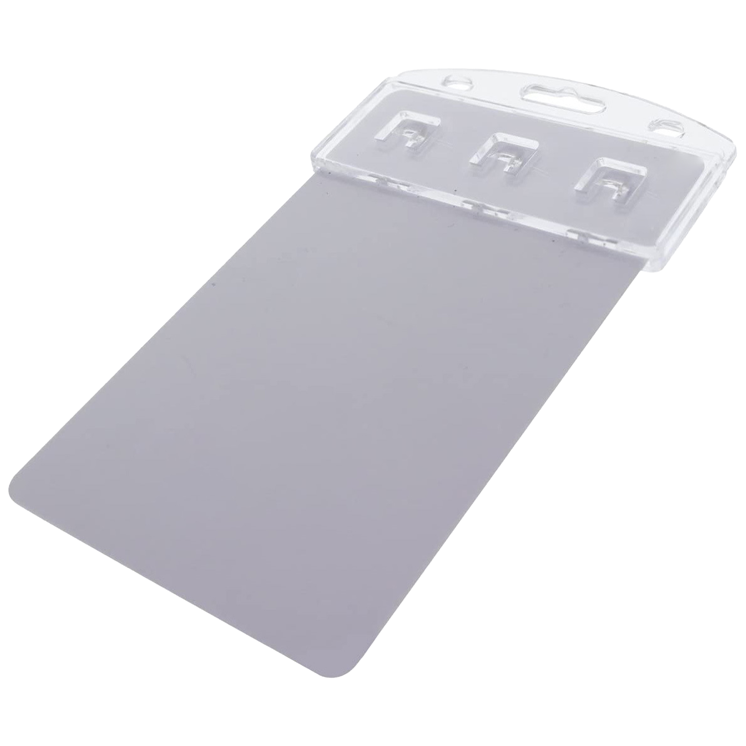 Plastic Translucent Frosted Id Card Holder Clip 9