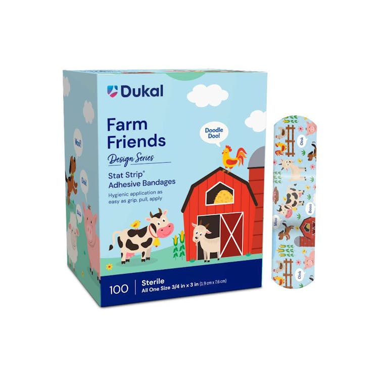 Farm Friends Adhesive Bandages 3/4" x 3" 2