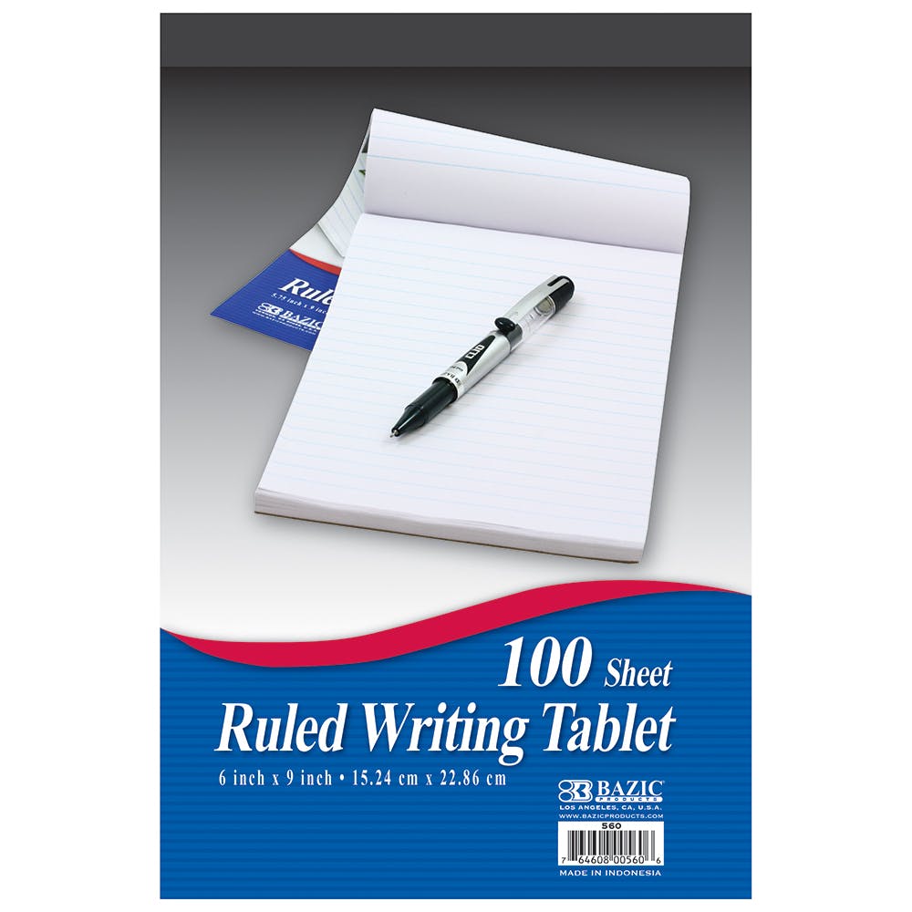 Ruled Writing Tablets - 100 Sheets 3
