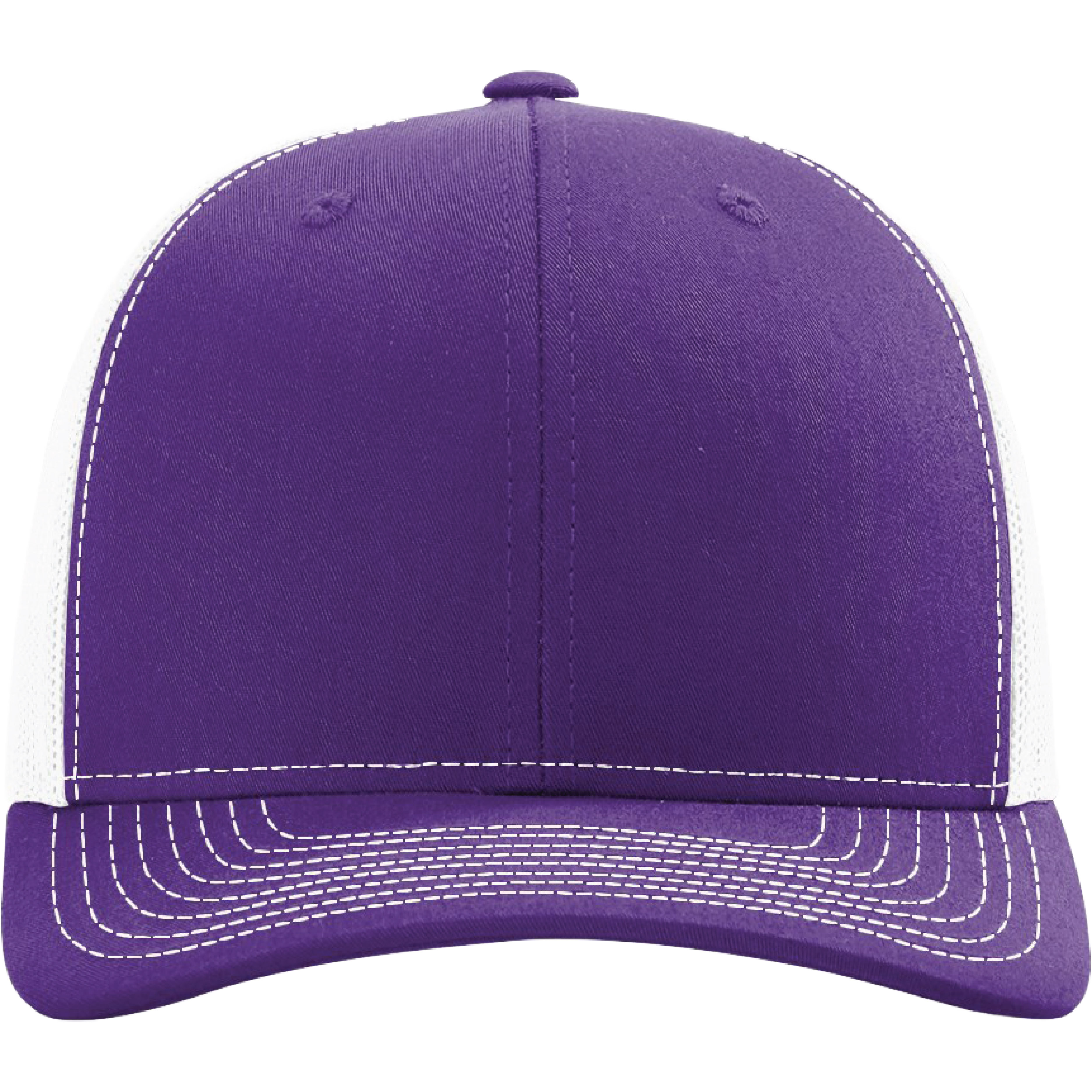 Richardson 112 6-Panel Snapback Trucker Hat w/Leatherette Adhesive Patches or Embroidery 289
