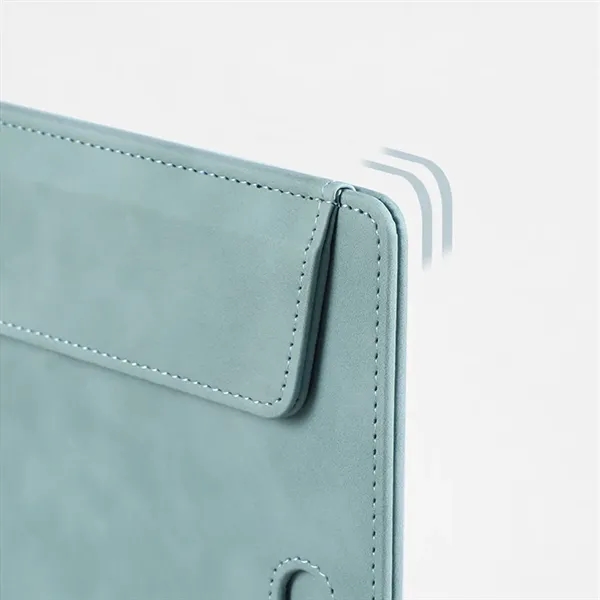 Pu Leather Magnetic Clipboard for Office, School and Events 3