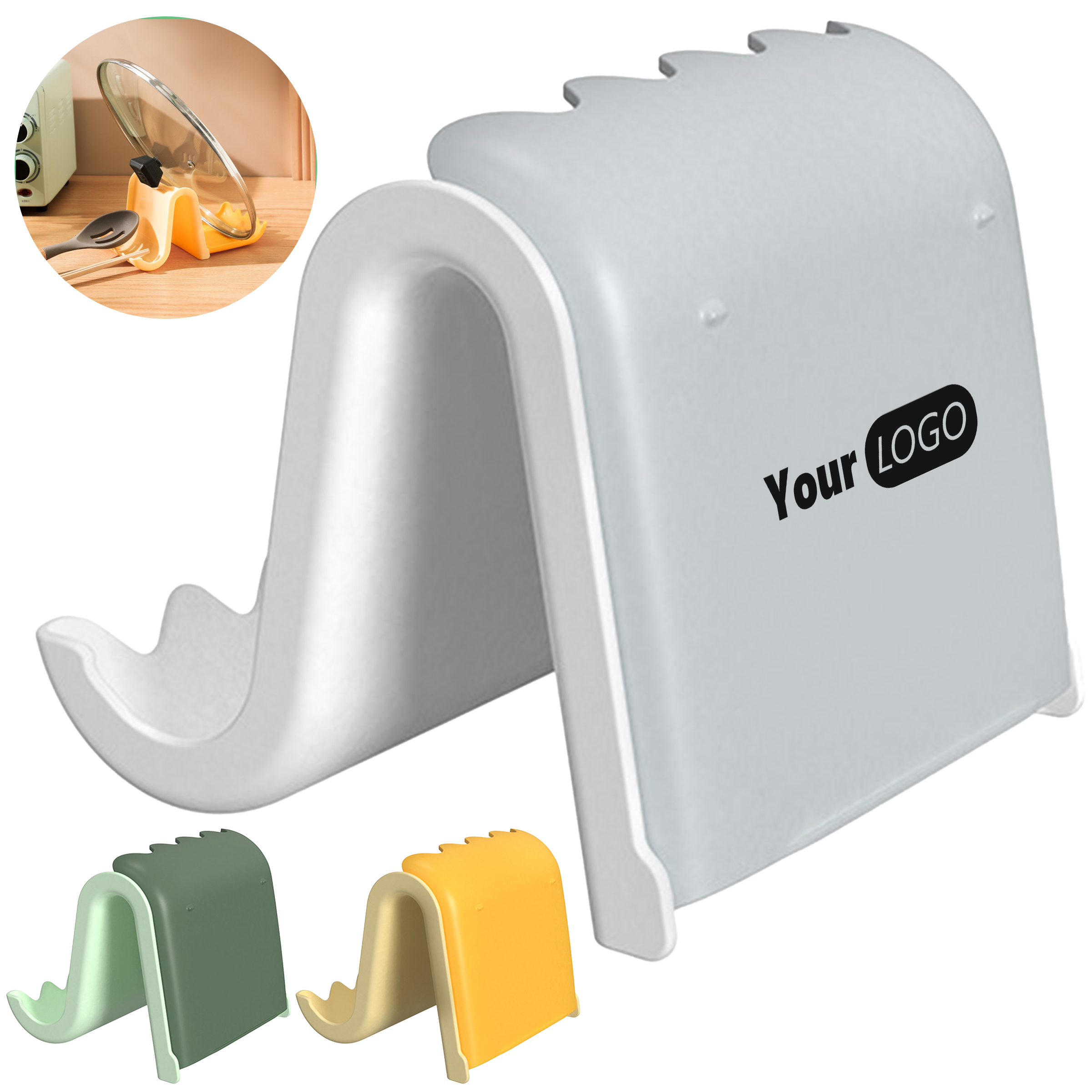 Polypropylene Household Wave Pot Lid Rack 7