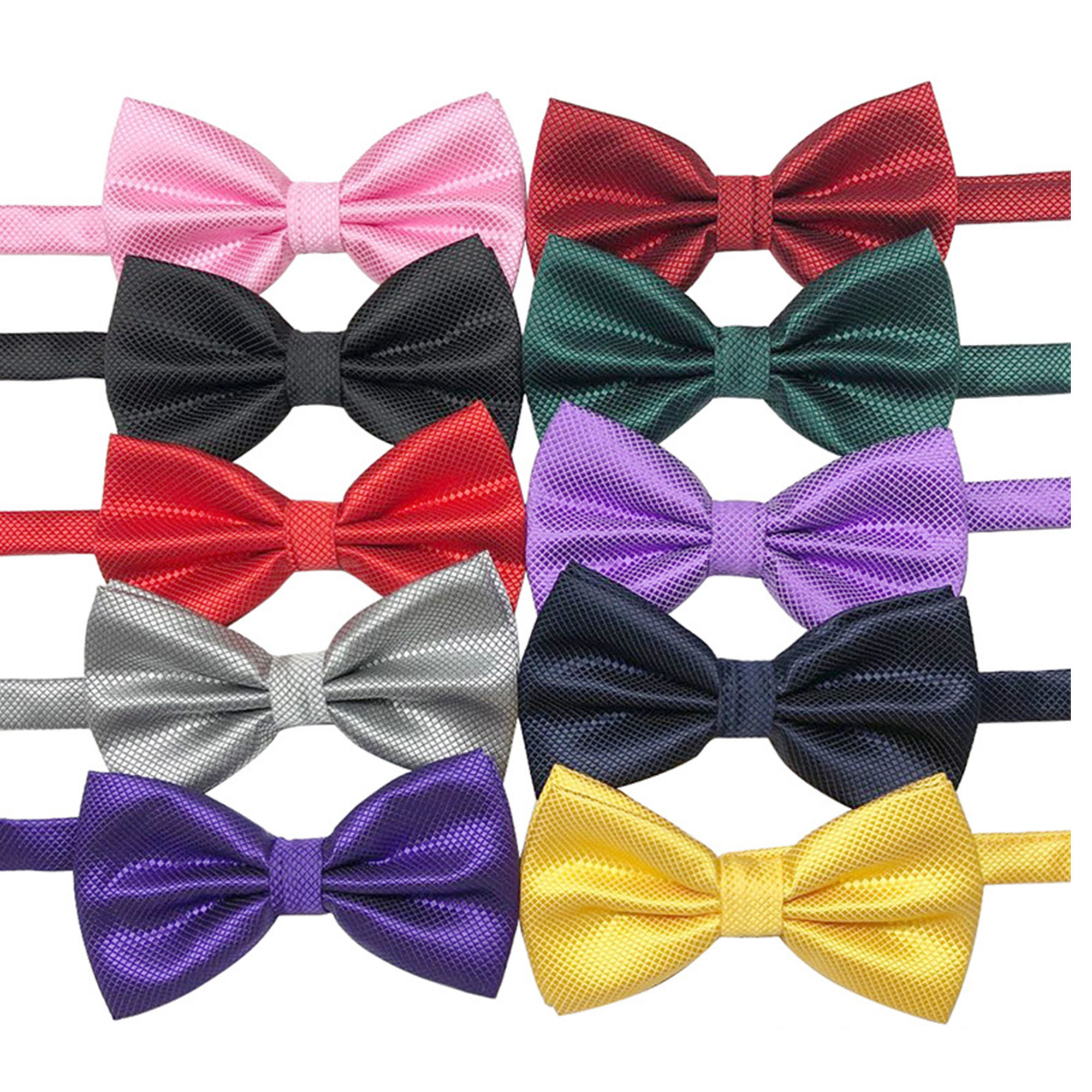 Polyester Silk Pre-tied Adult Bow Tie 4