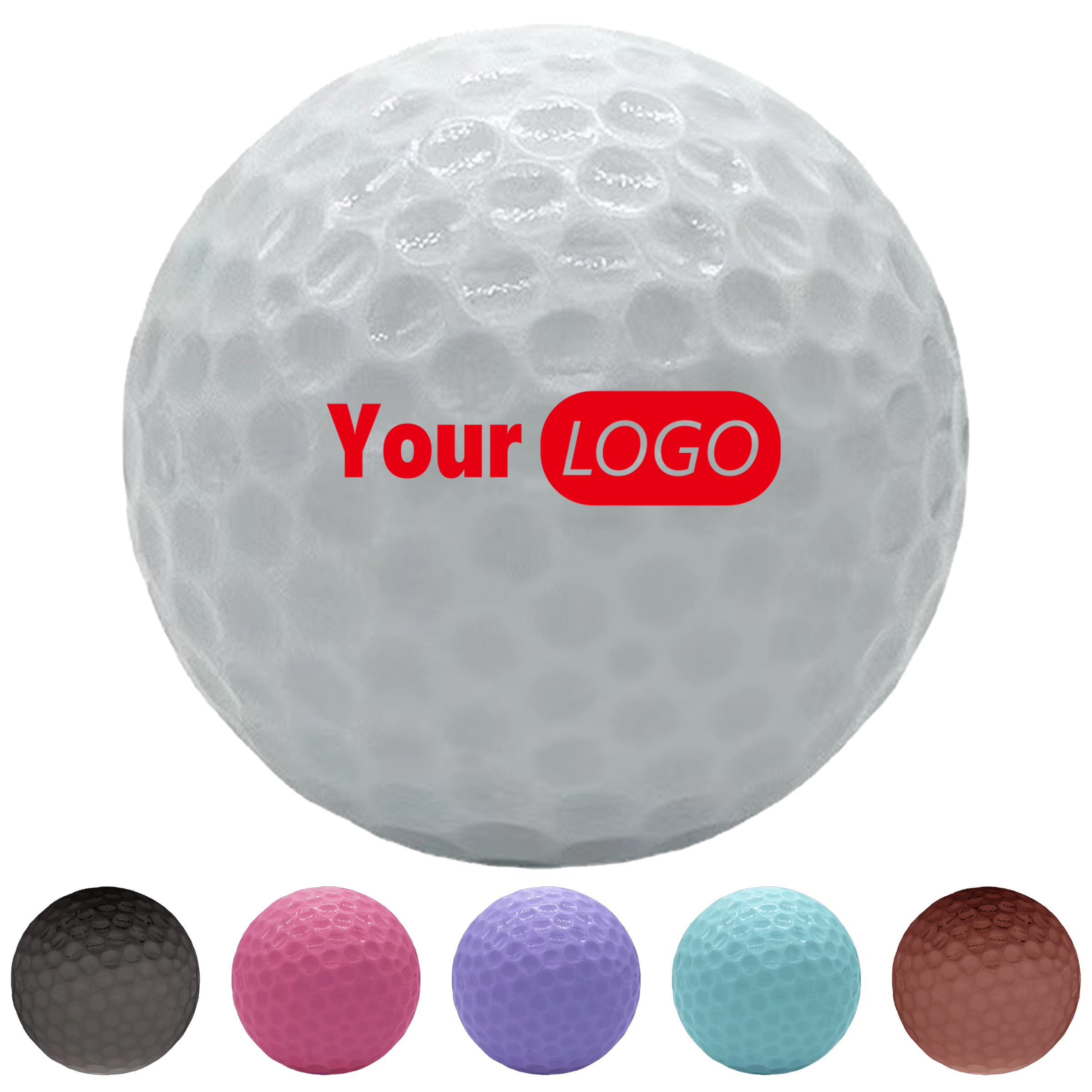Rubber Customizable Luminous Golf Ball 3